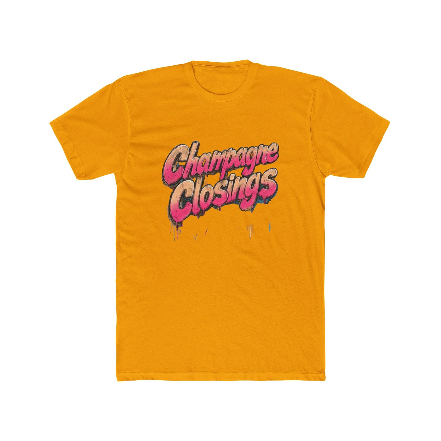 Champagne Closings | Graffiti Luxury Agent Tee | Real Estate Swag Co.