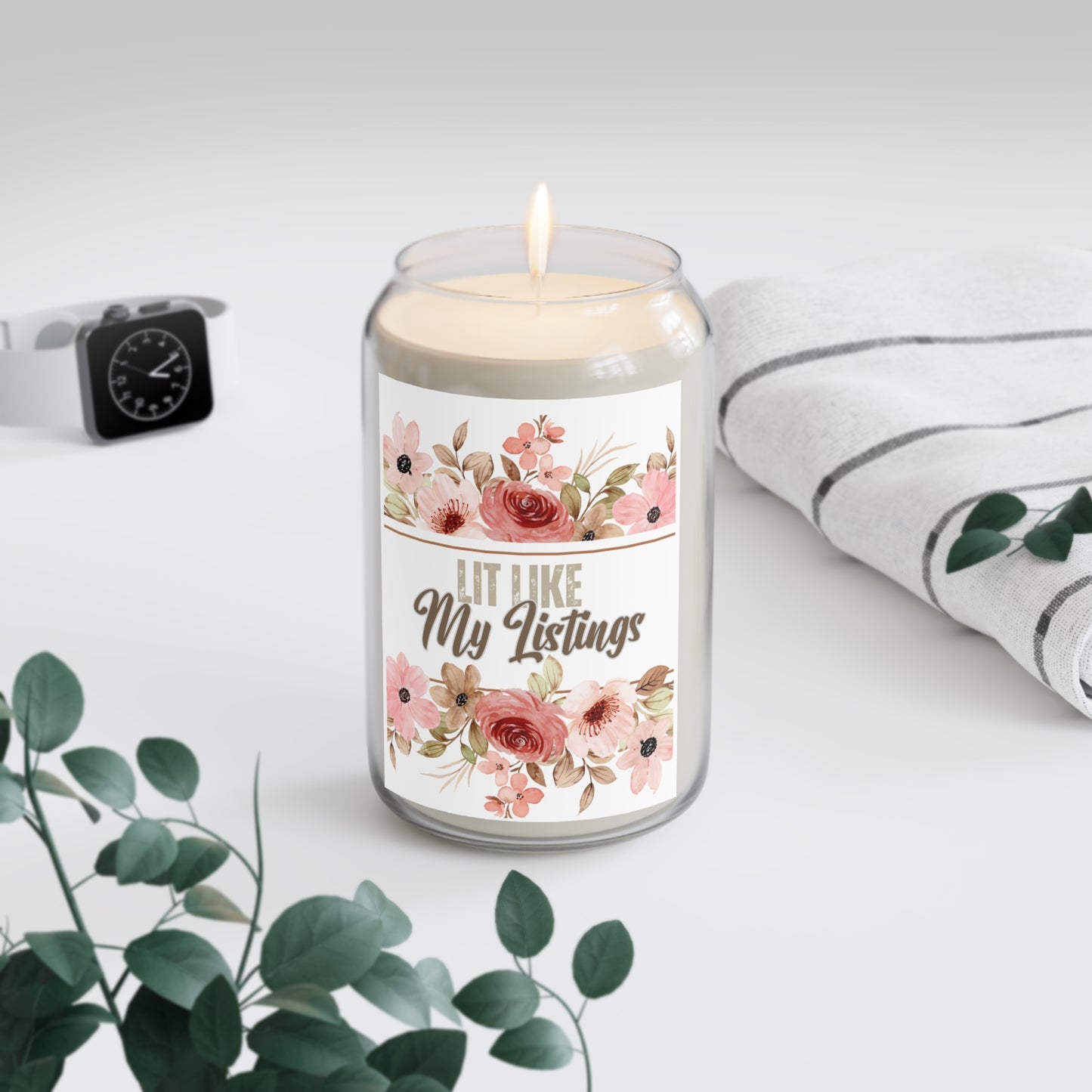 Lit Like My Listings | Custom Candles | Real Estate Swag Co.