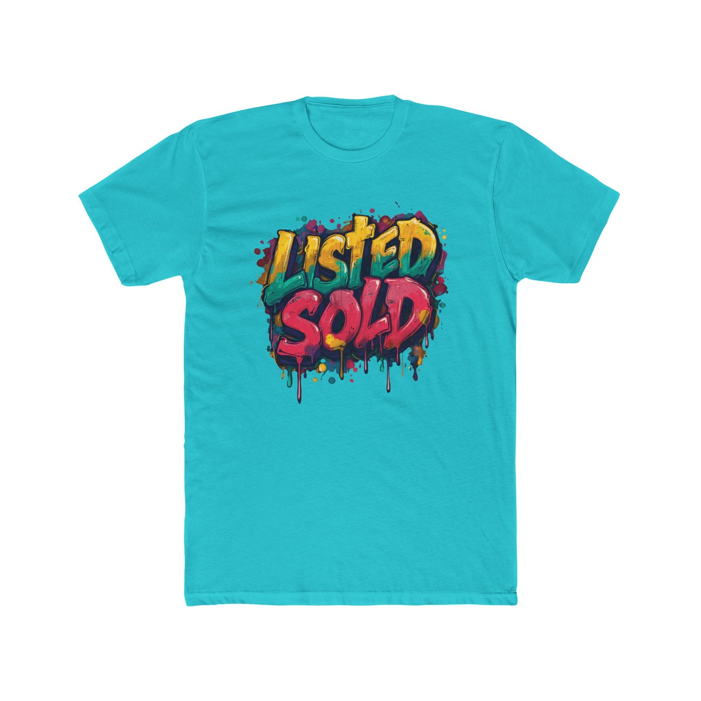 Listed Sold | Graffiti Real Estate Tee | Real Estate Swag Co.