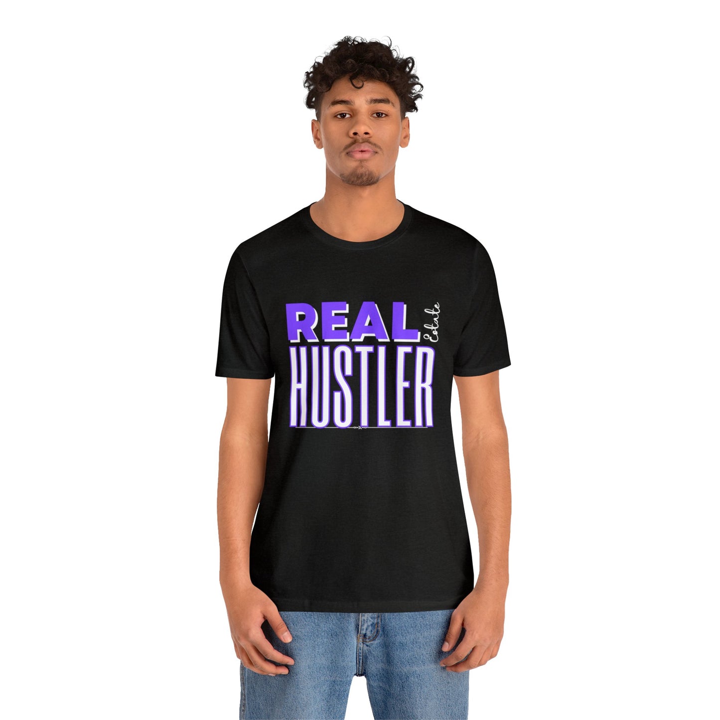 Real Estate Hustler T-Shirt - Purple