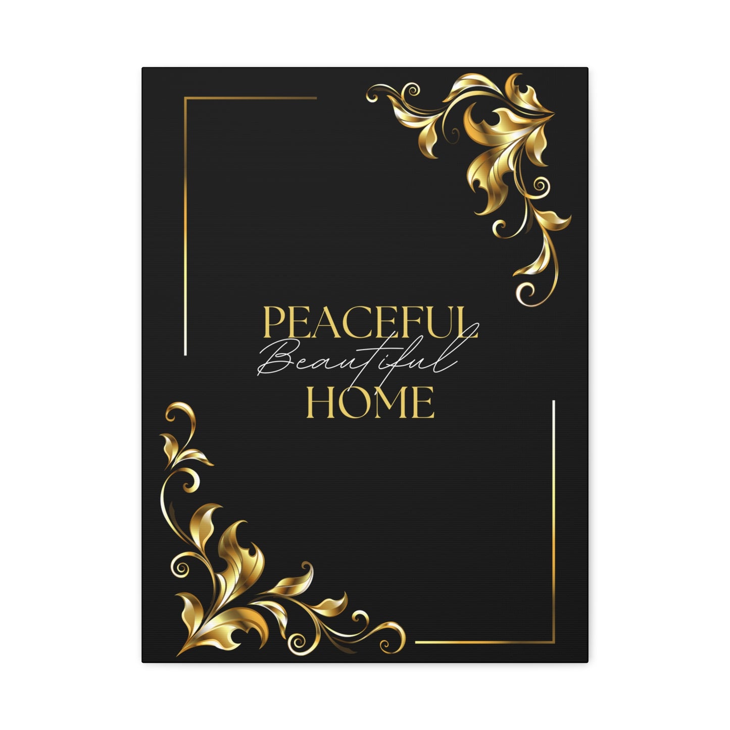 Peaceful, Beautiful, Home | Luxe Modern Canva | Real Estate Swag Company