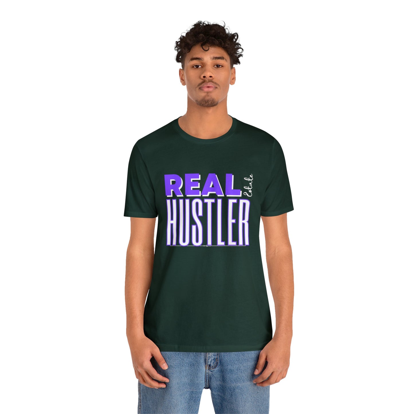Real Estate Hustler T-Shirt - Purple