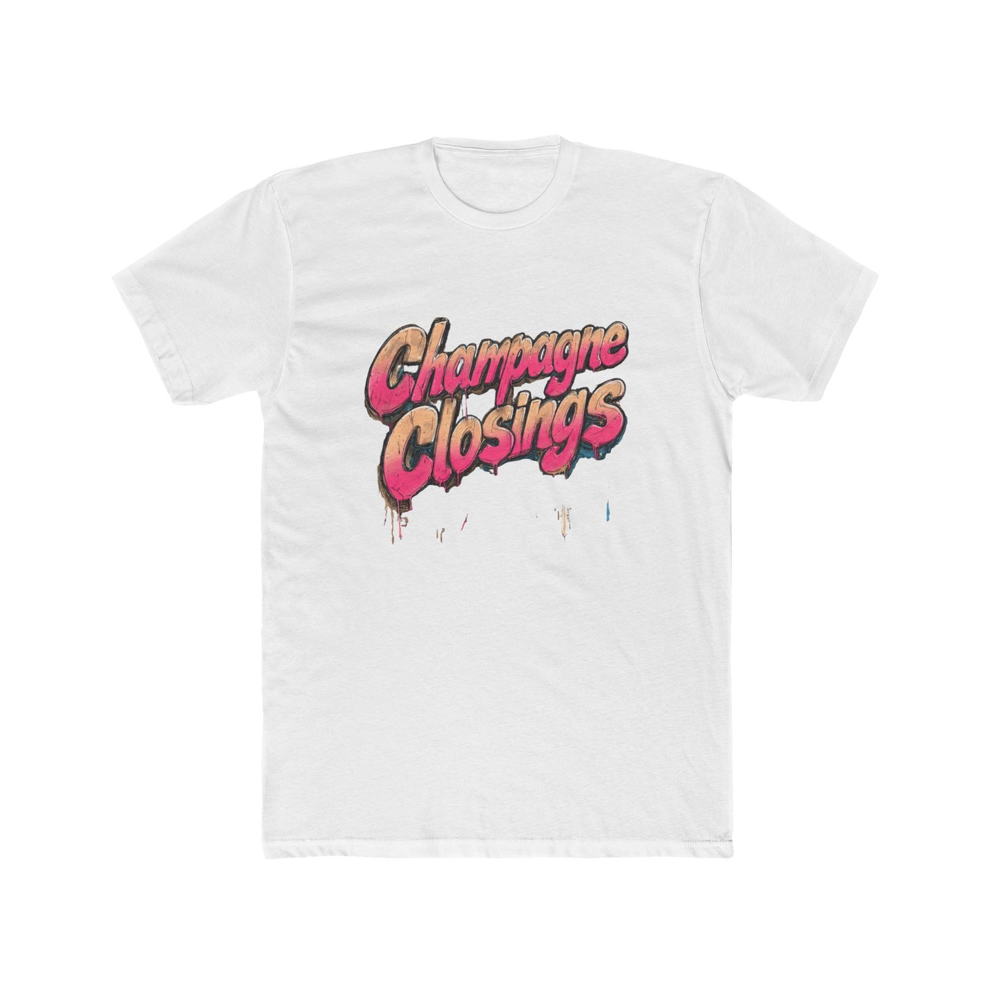 Champagne Closings | Graffiti Luxury Agent Tee | Real Estate Swag Co.