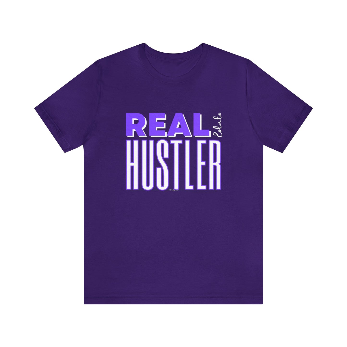 Real Estate Hustler T-Shirt - Purple