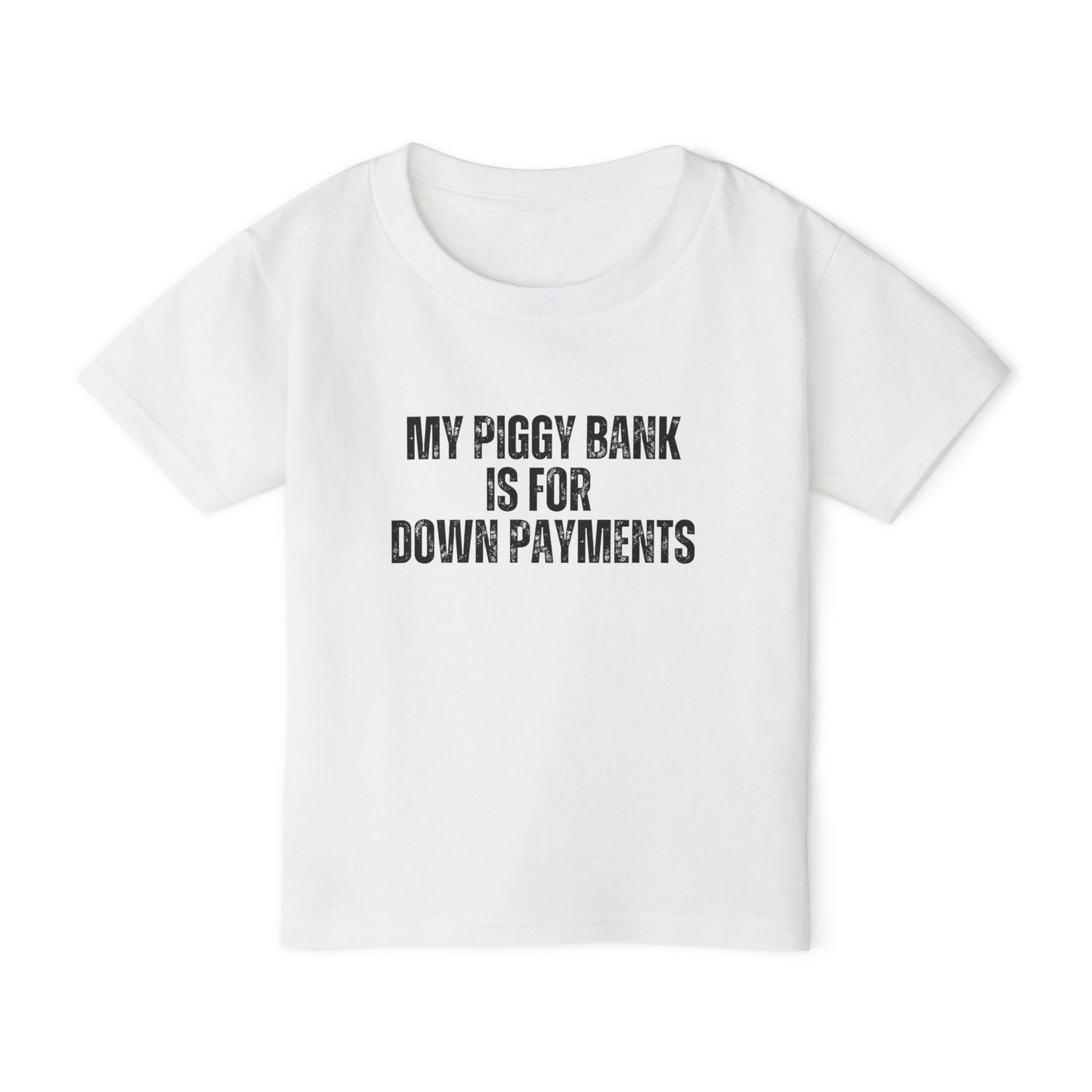 My Piggy Bank Is For Down Payments | Kids Real Estate Tshirts