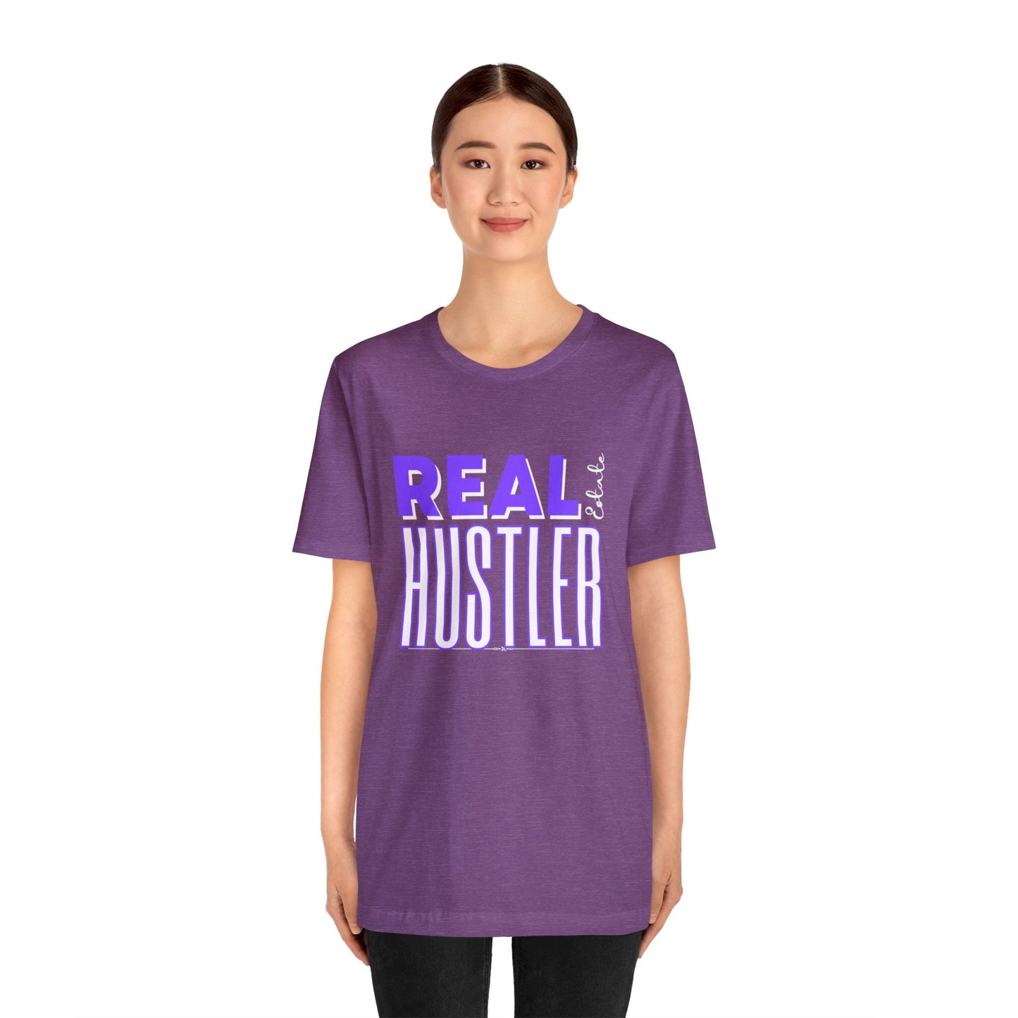 Real Estate Hustler T-Shirt - Purple