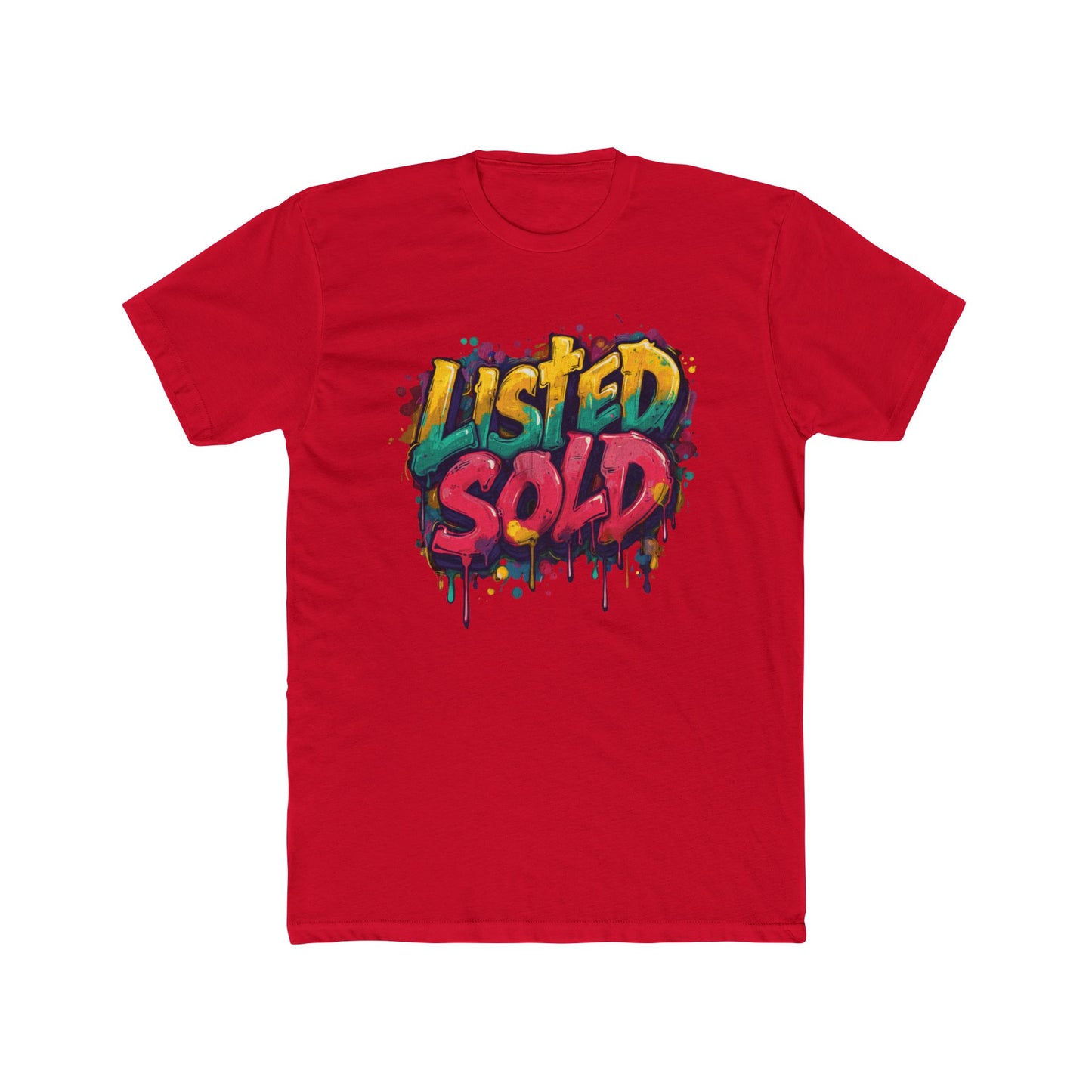 Listed Sold | Graffiti Real Estate Tee | Real Estate Swag Co.