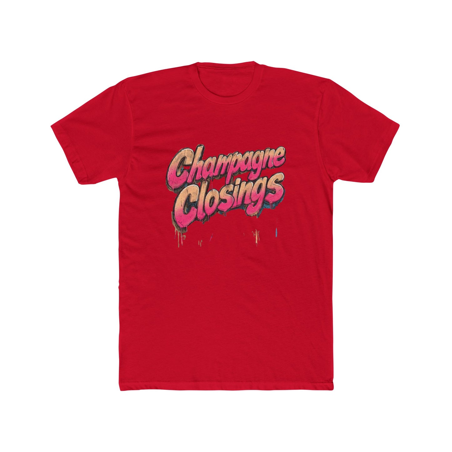 Champagne Closings | Graffiti Luxury Agent Tee | Real Estate Swag Co.