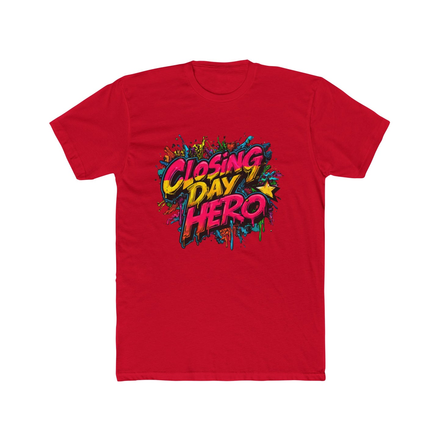 Closing Day Hero | Graffiti Real Estate Title Agent T-Shirt | Real Estate Swag Co.