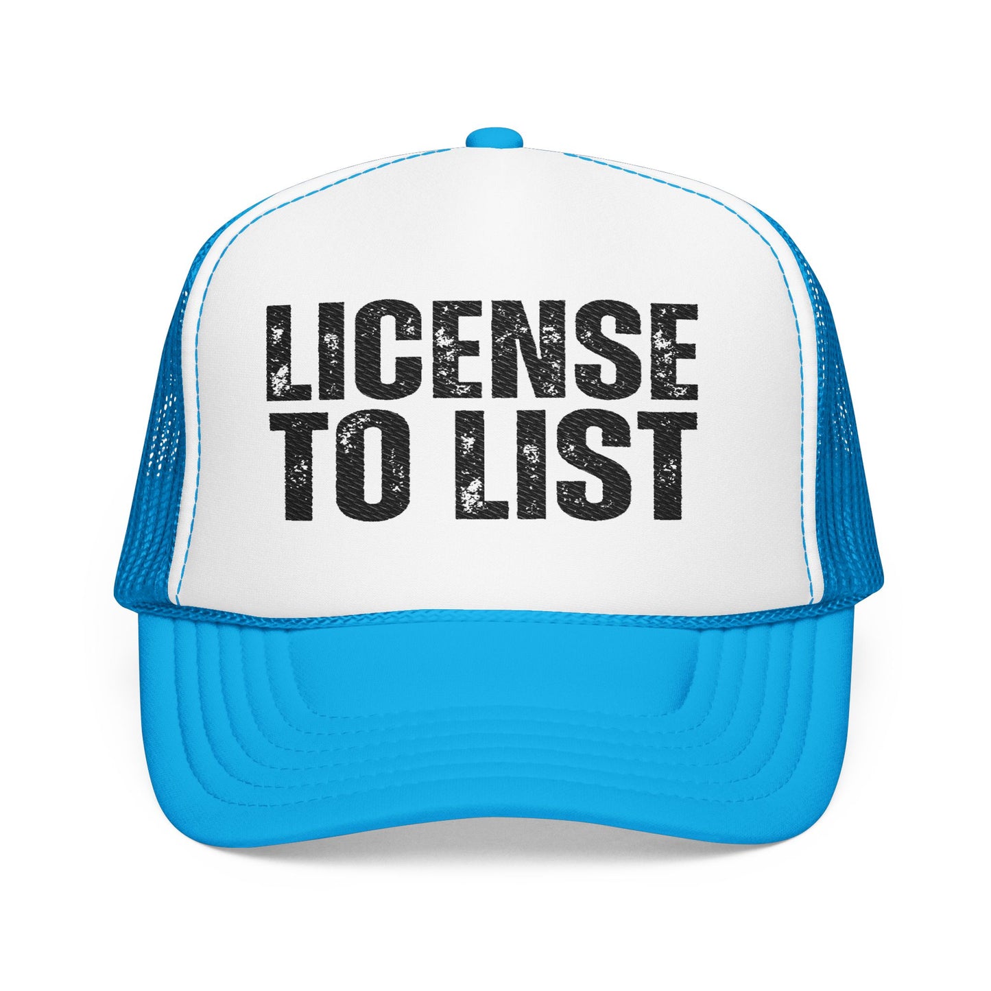 License to List | Premium Embroidered Real Estate Hat
