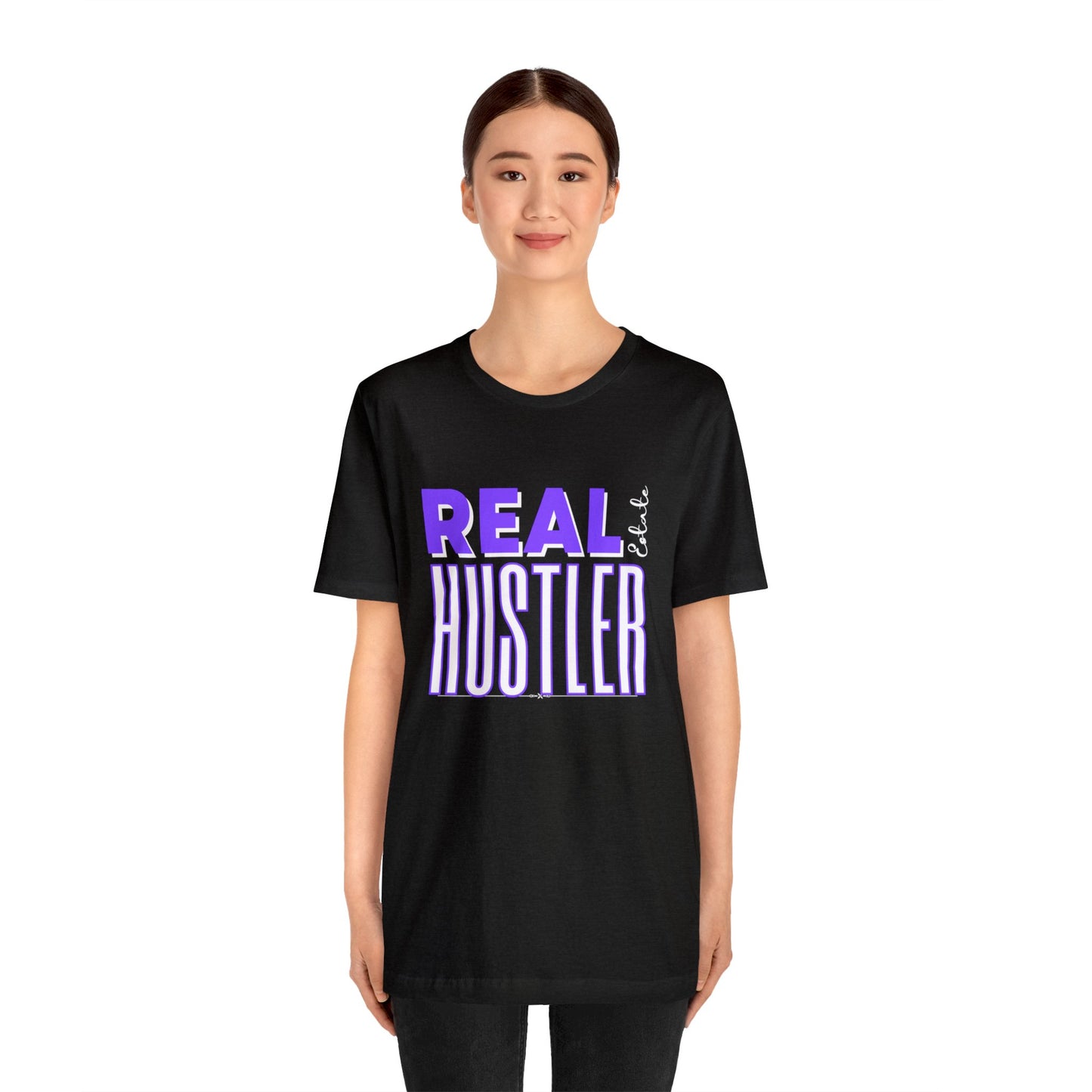 Real Estate Hustler T-Shirt - Purple