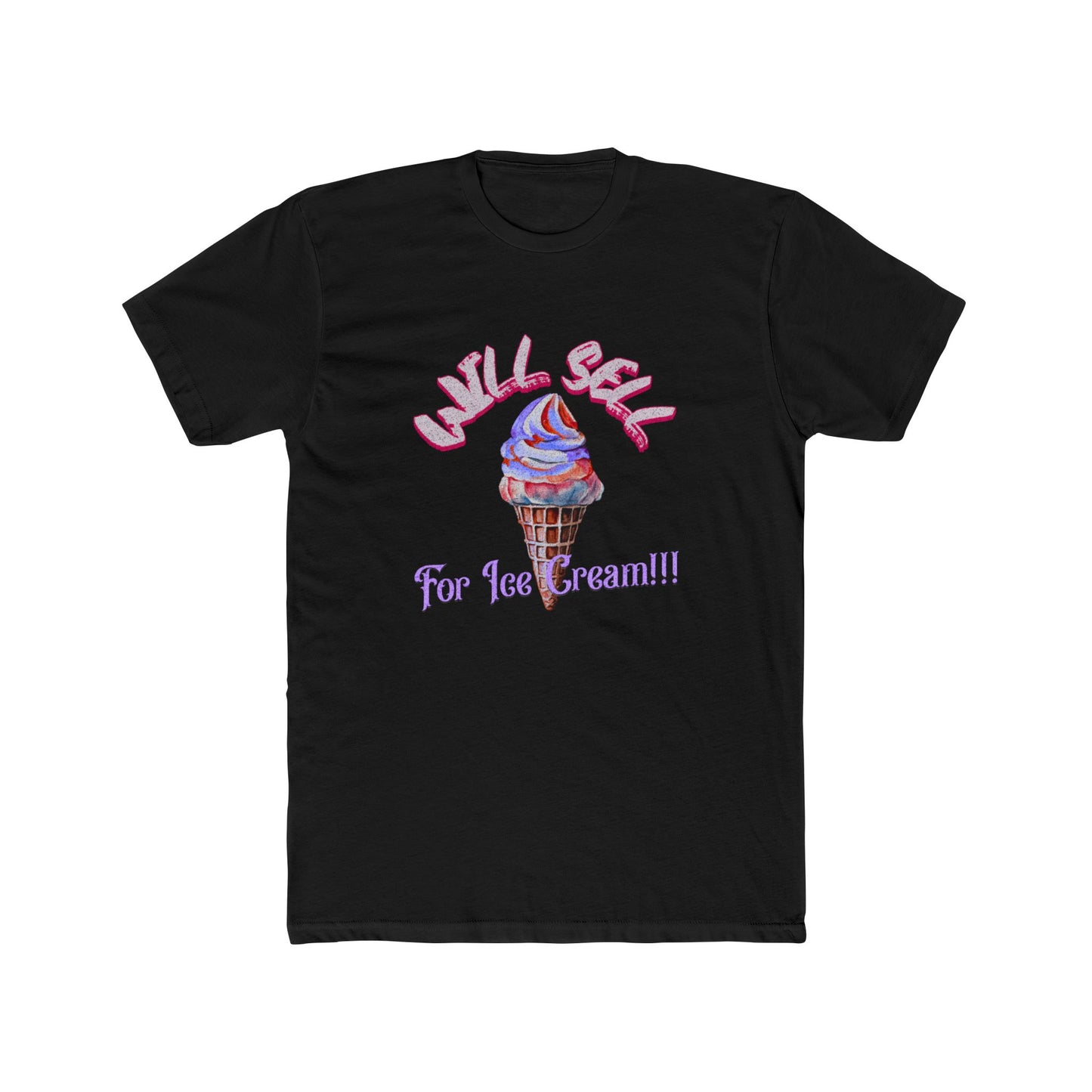 Will Sell For Ice Cream Graphic Tee – Real Estate | Real Estate Swag Co.