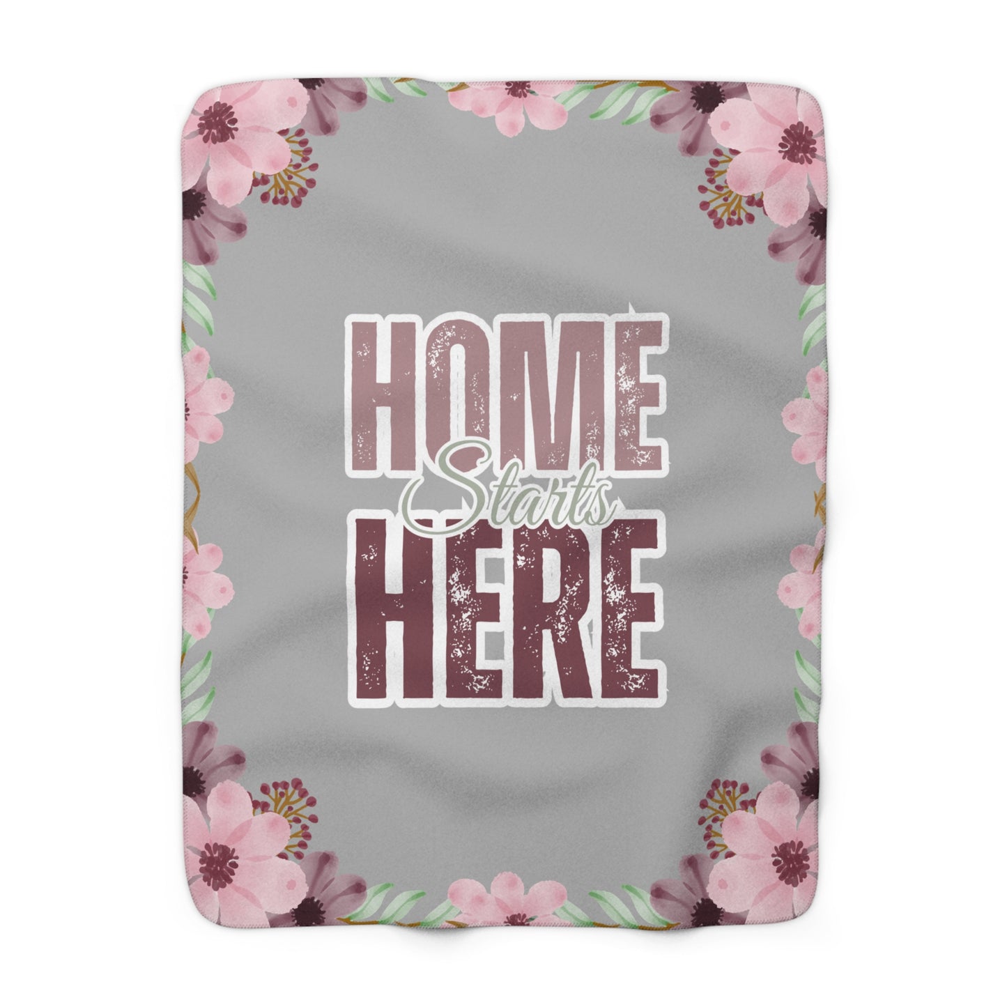 Home Starts Here | Custom Blankets | Real Estate Swag Co.