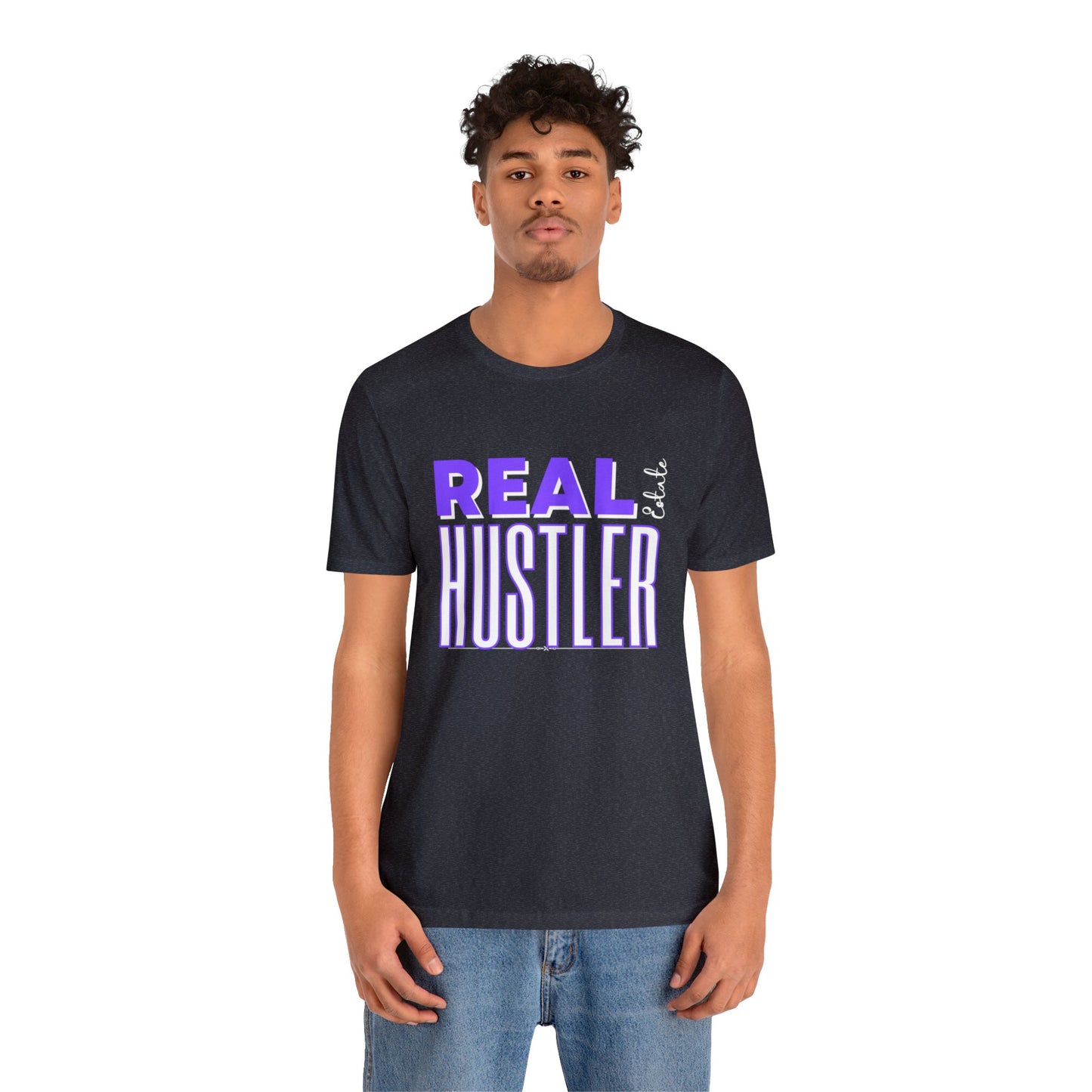 Real Estate Hustler T-Shirt - Purple