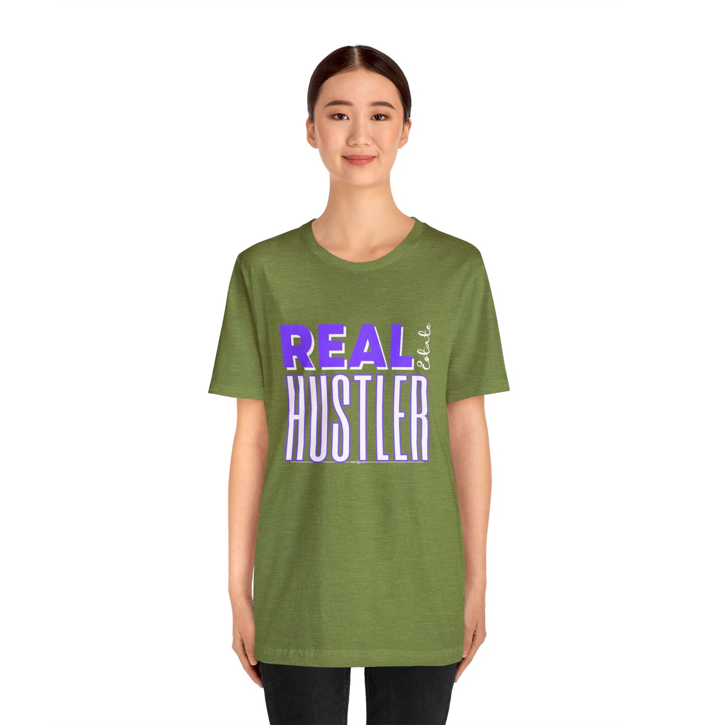 Real Estate Hustler T-Shirt - Purple