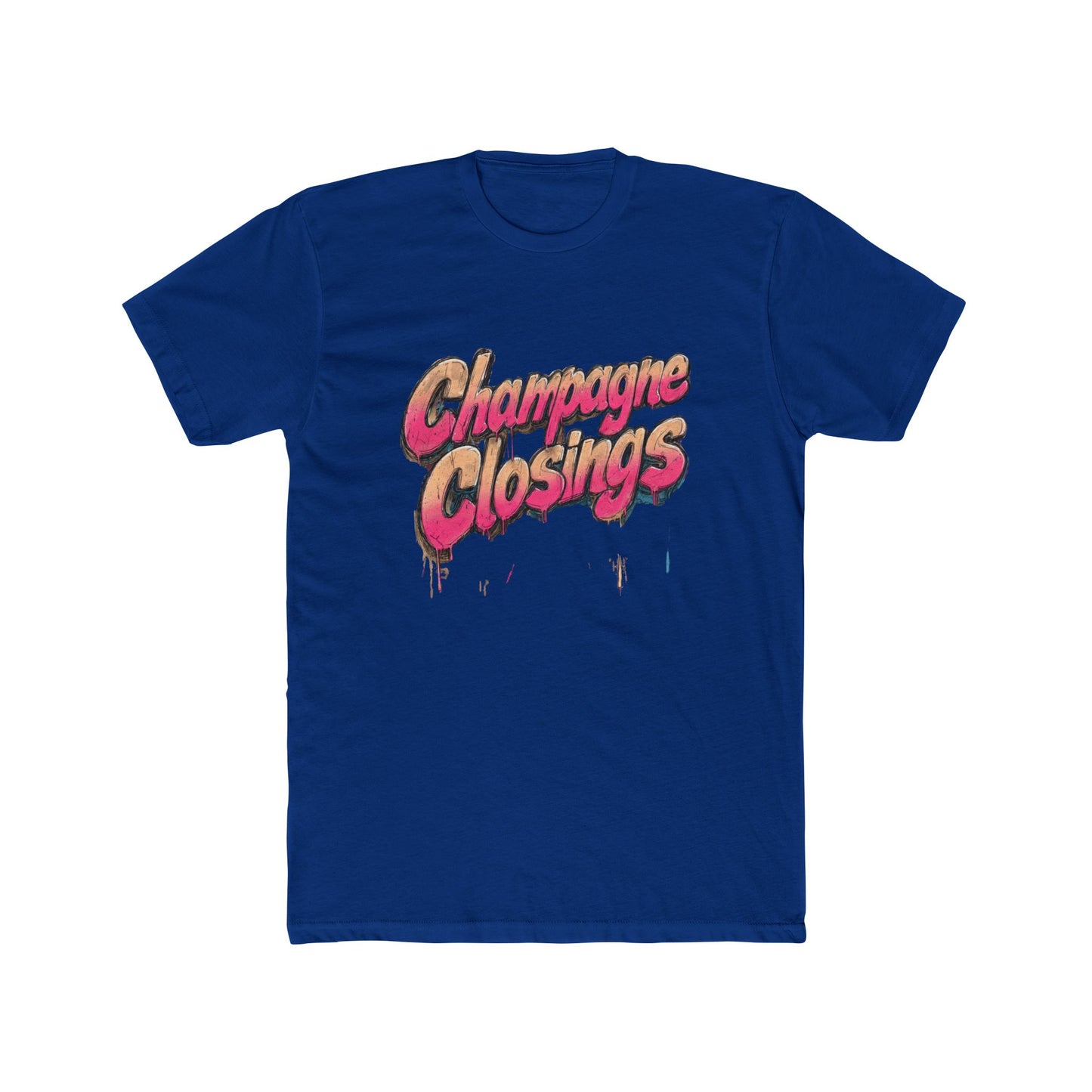 Champagne Closings | Graffiti Luxury Agent Tee | Real Estate Swag Co.
