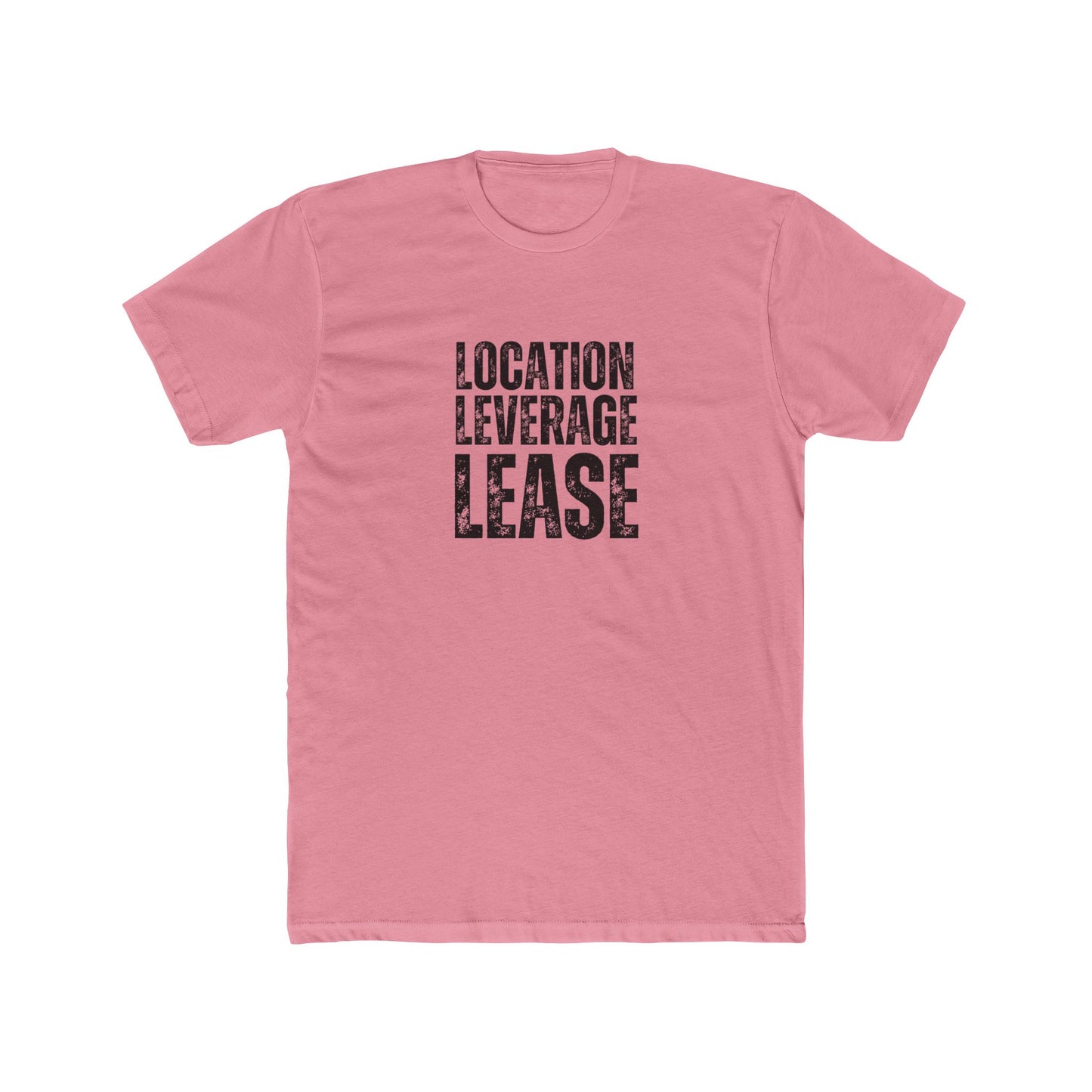Location, Leverage, Lease | Commercial Real Estate Tshirts | Real Estate Swag Co.