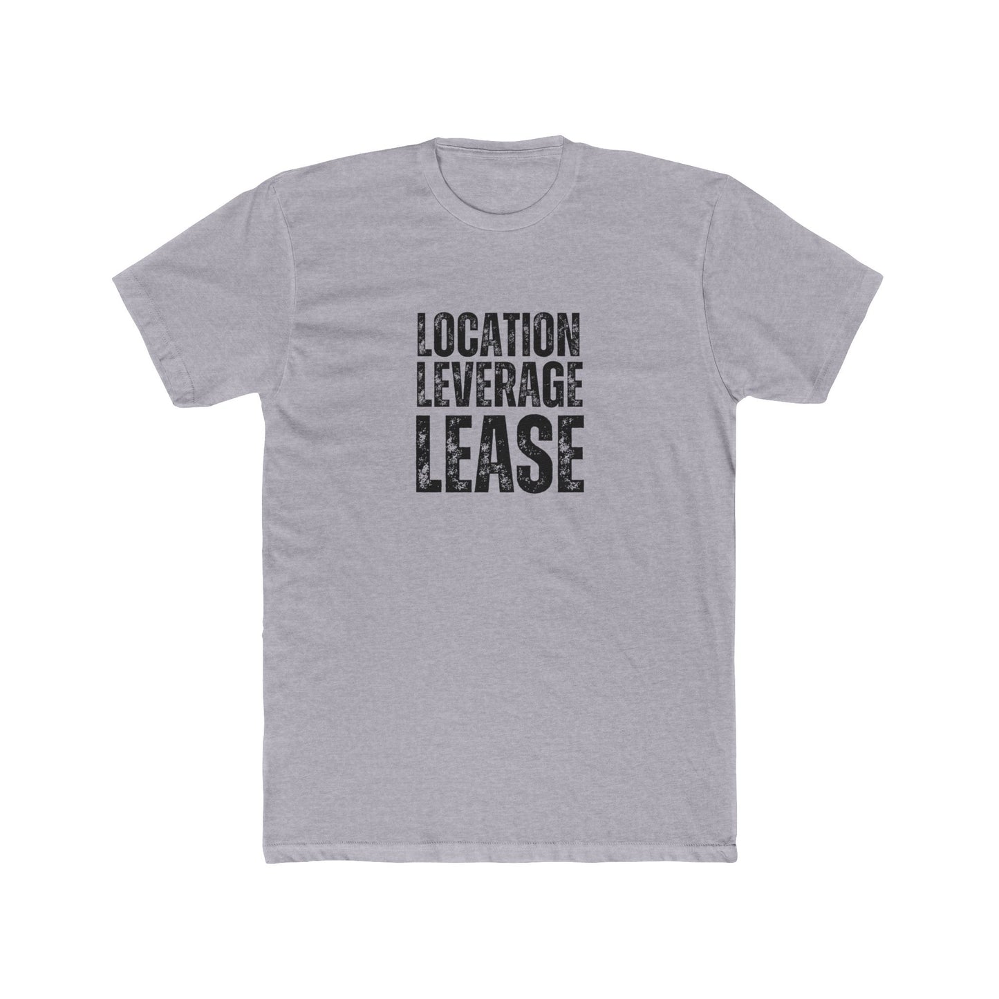 Location, Leverage, Lease | Commercial Real Estate Tshirts | Real Estate Swag Co.