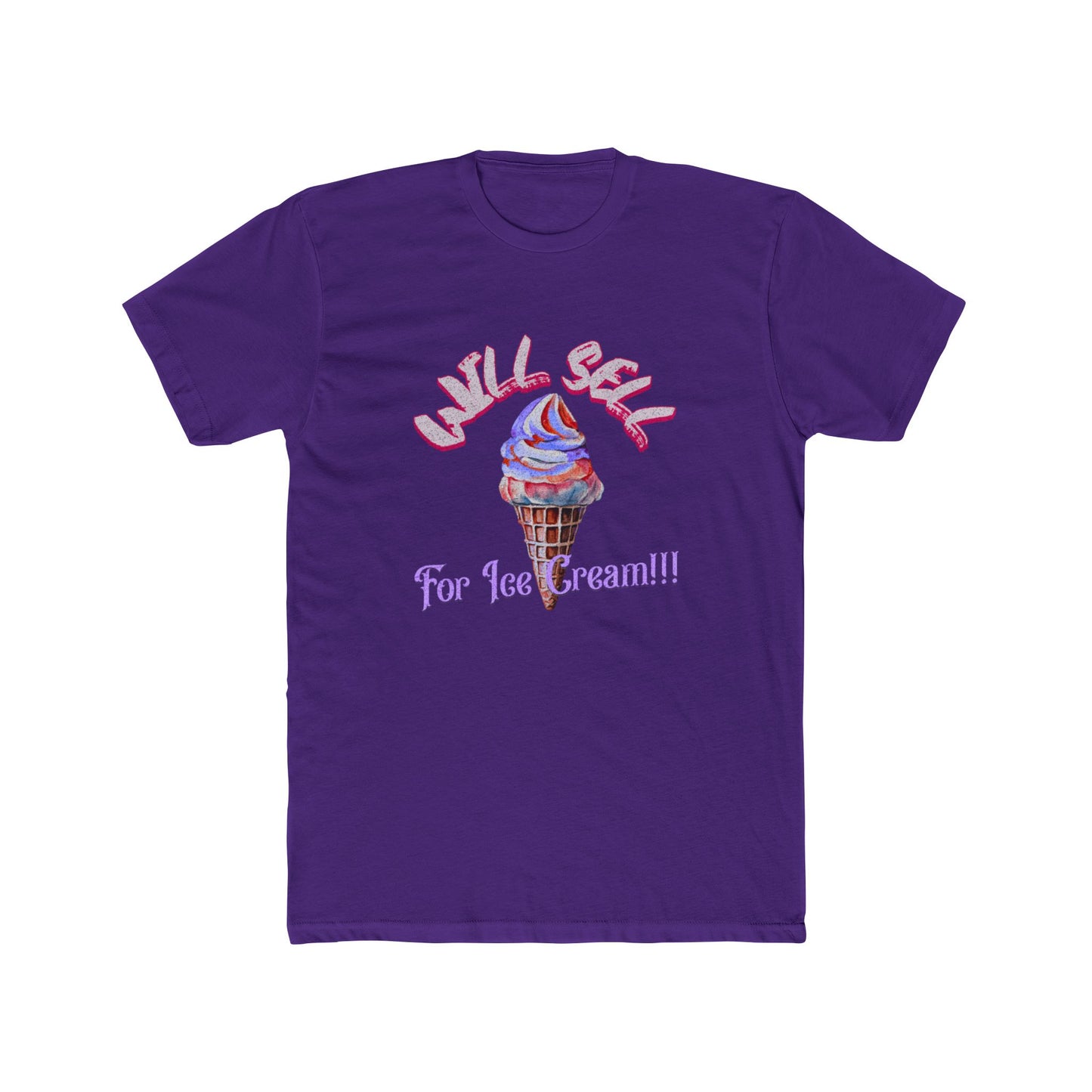 Will Sell For Ice Cream Graphic Tee – Real Estate | Real Estate Swag Co.