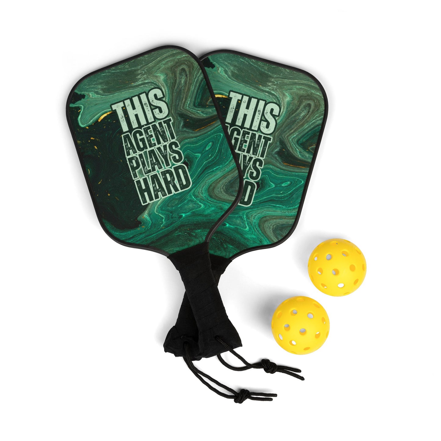 This Agent Plays Hard | Pickleball Paddle Set