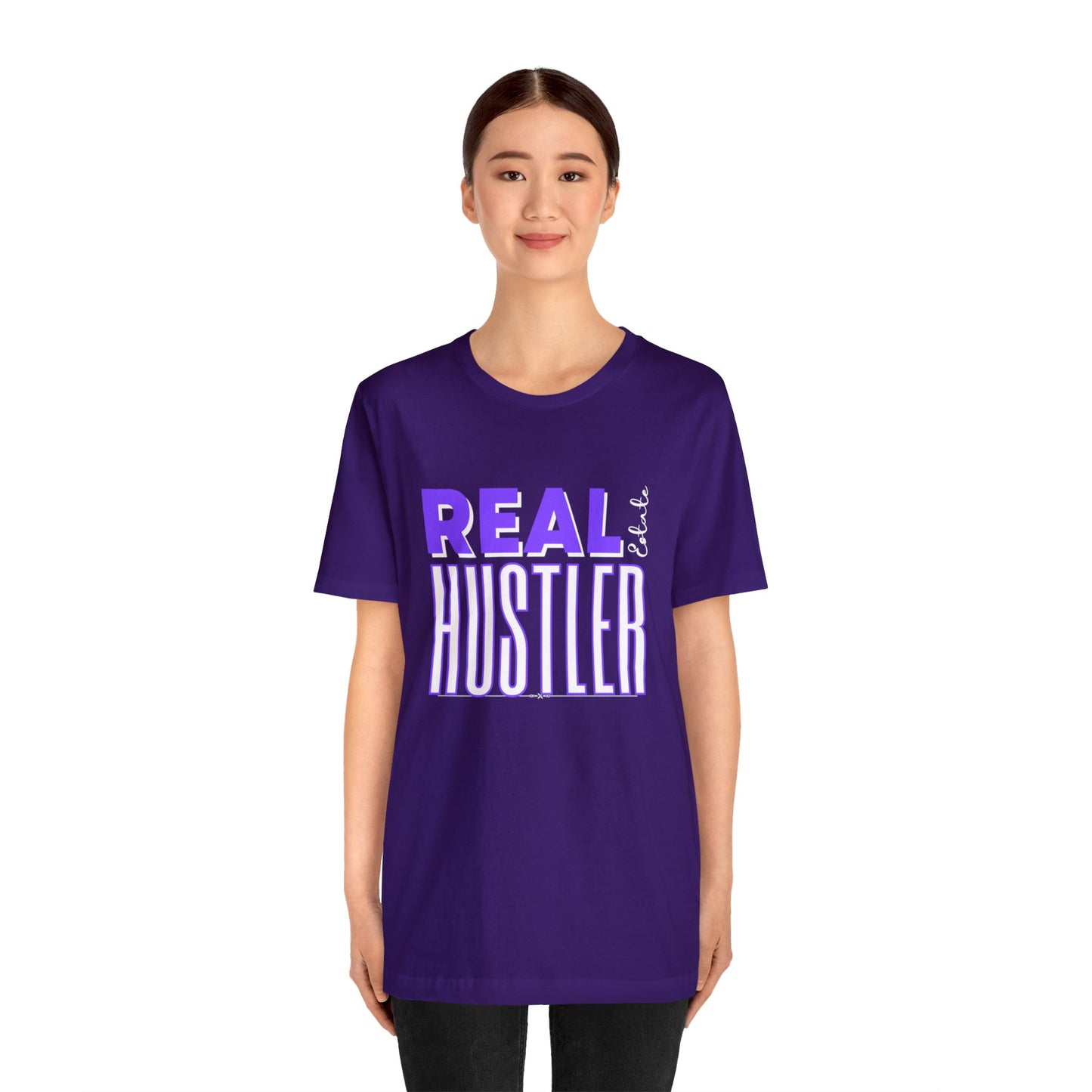 Real Estate Hustler T-Shirt - Purple