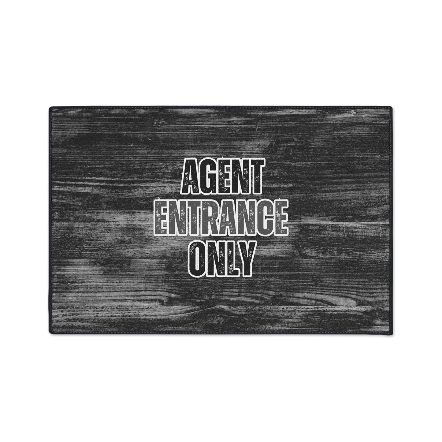 Agent Entrance Only | 24" x 36" Custom Rug | Real Estate Swag Co.