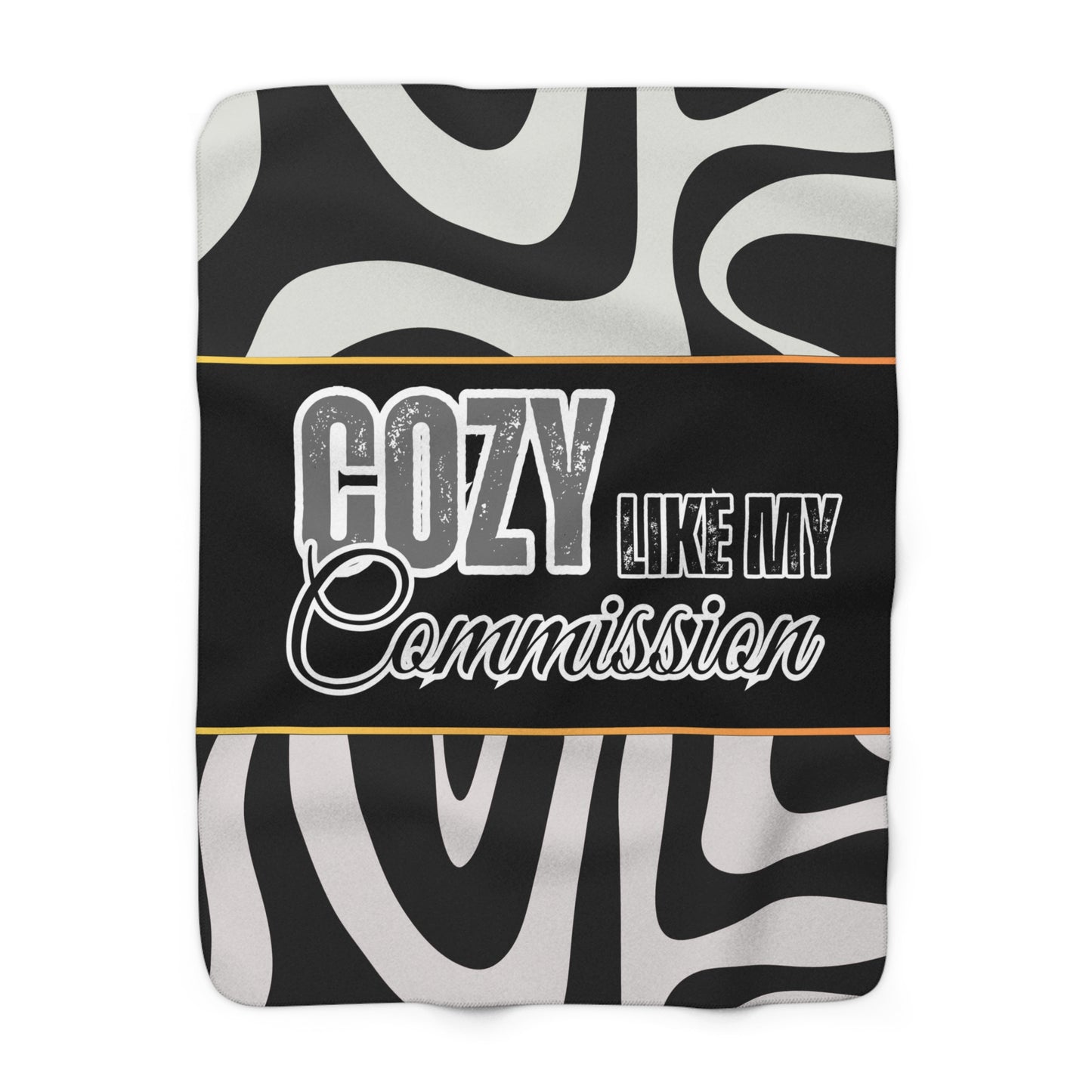 Cozy Like My Commission | Custom Blankets | Real Estate Swag Co.
