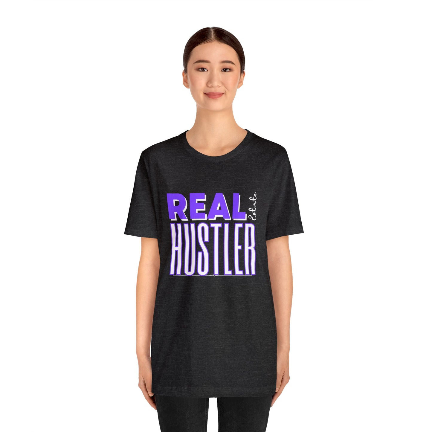 Real Estate Hustler T-Shirt - Purple