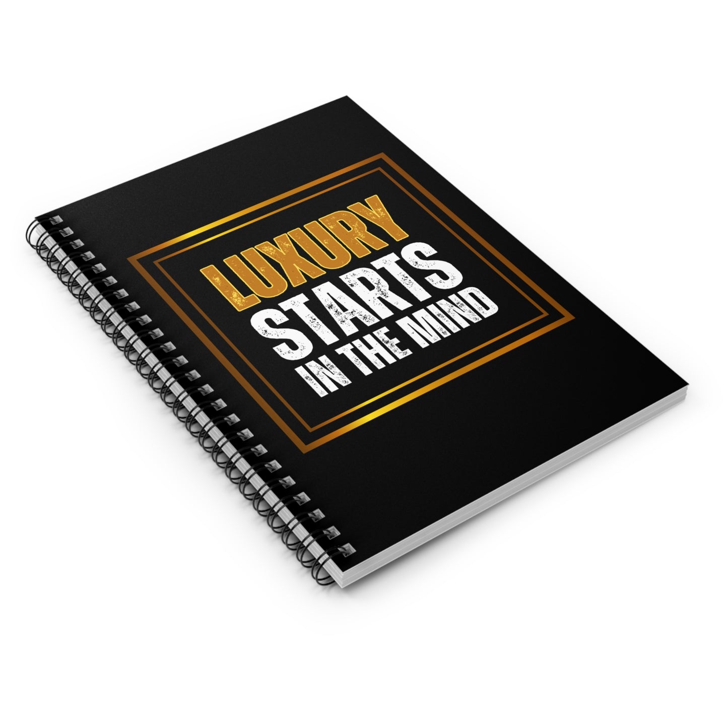 Luxury Starts in the Mind Spiral Notebook | Real Estate Swag Co.