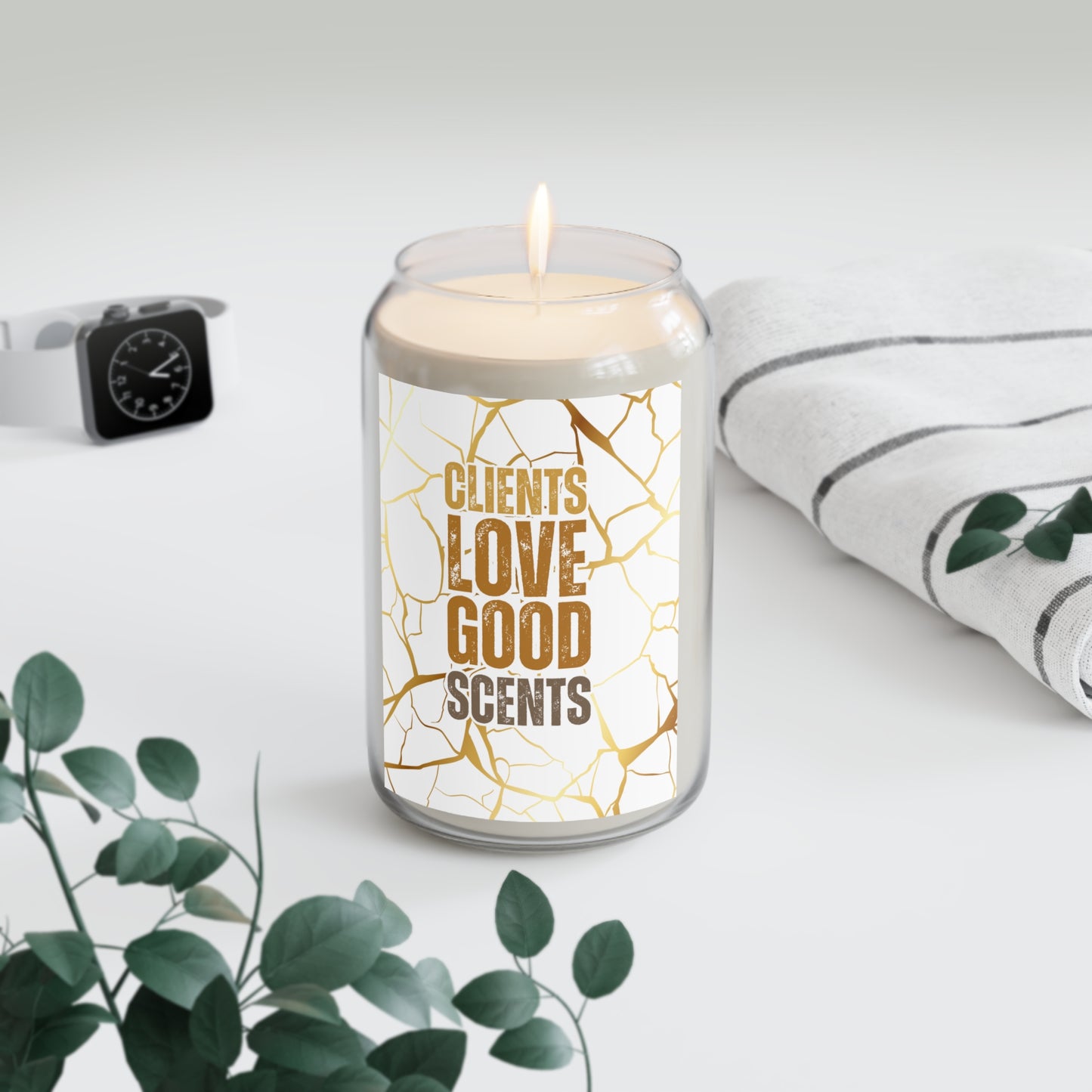 Clients Love Good Scents | Custom Candles | Real Estate Swag Co.