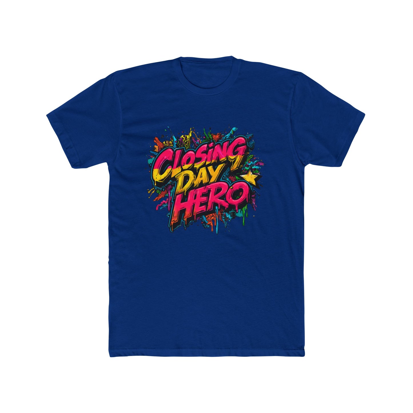 Closing Day Hero | Graffiti Real Estate Title Agent T-Shirt | Real Estate Swag Co.