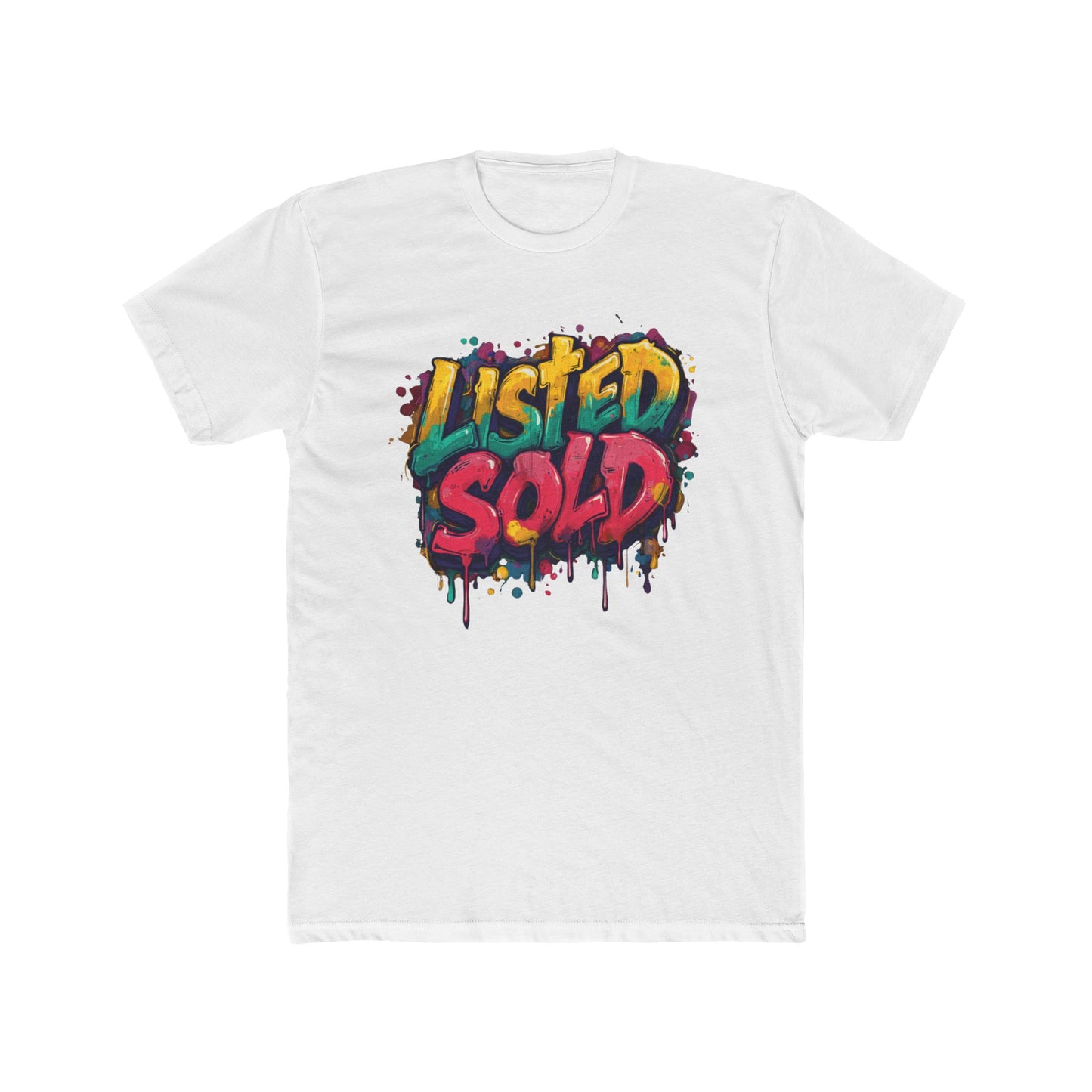 Listed Sold | Graffiti Real Estate Tee | Real Estate Swag Co.