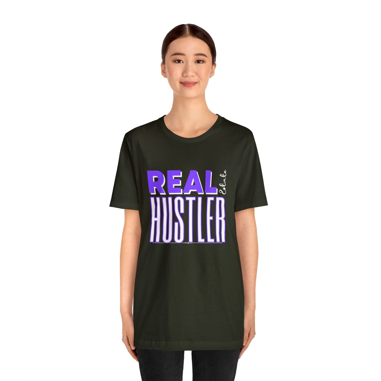 Real Estate Hustler T-Shirt - Purple