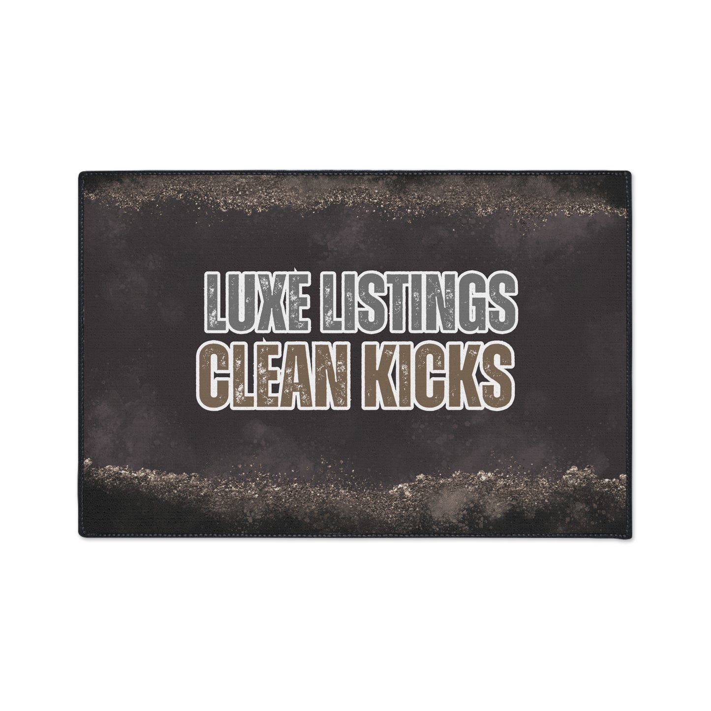 Luxe Listing, Clean Feet | 24" x 36" Custom Rug | Real Estate Swag Co.