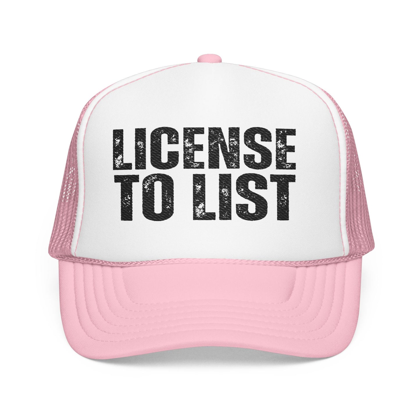 License to List | Premium Embroidered Real Estate Hat