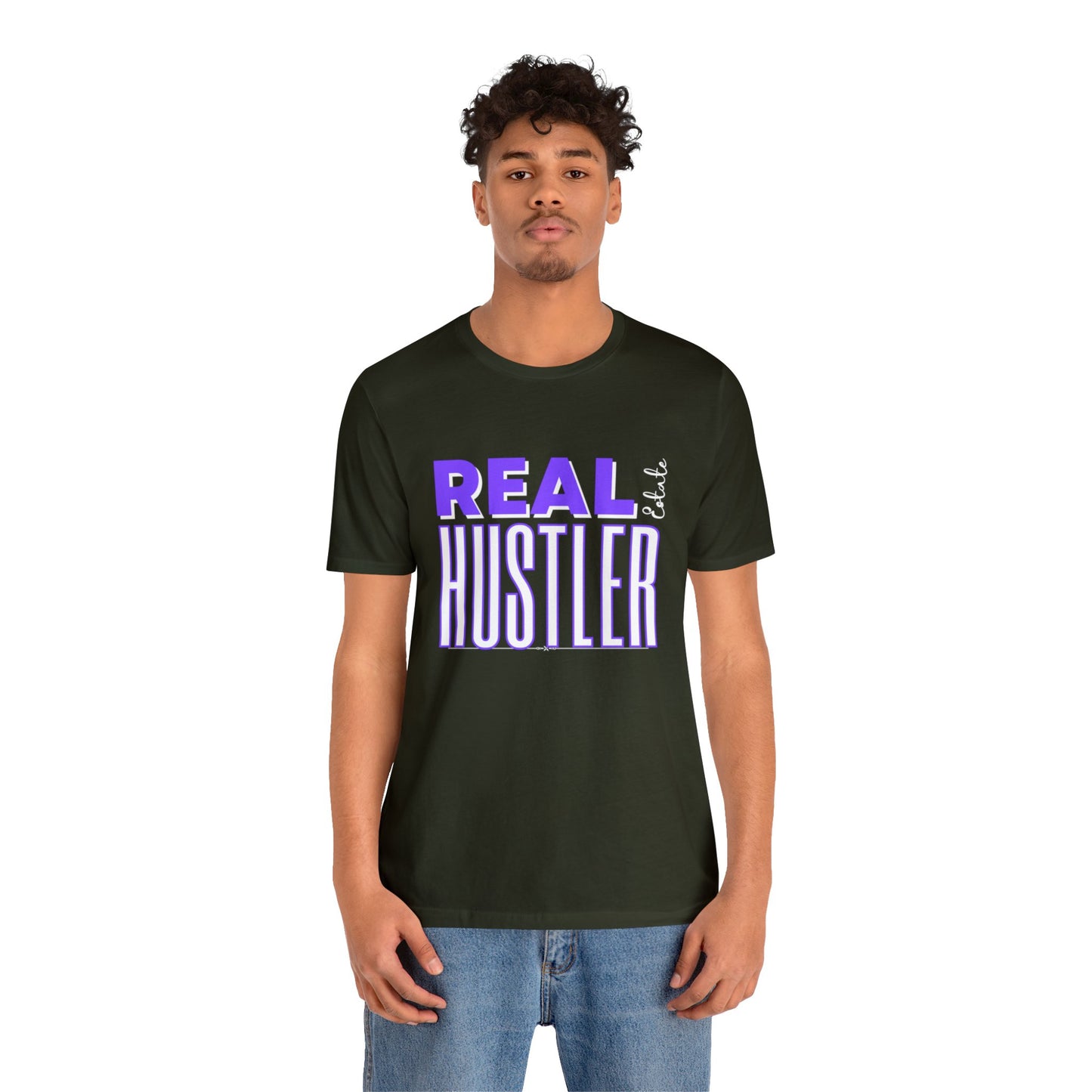Real Estate Hustler T-Shirt - Purple