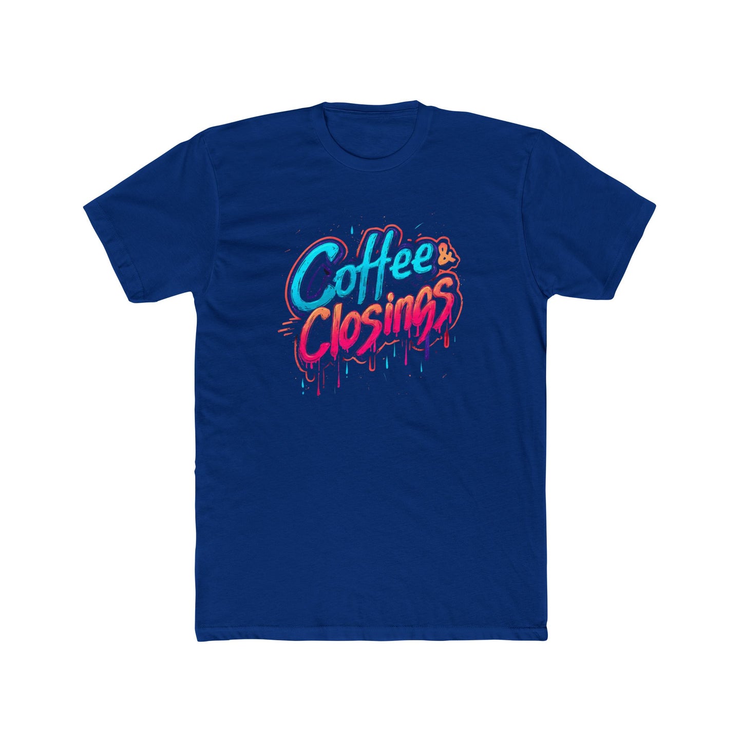 Coffee & Closings | Graffiti Real Estate Agent T-Shirt | Real Estate Swag Co.