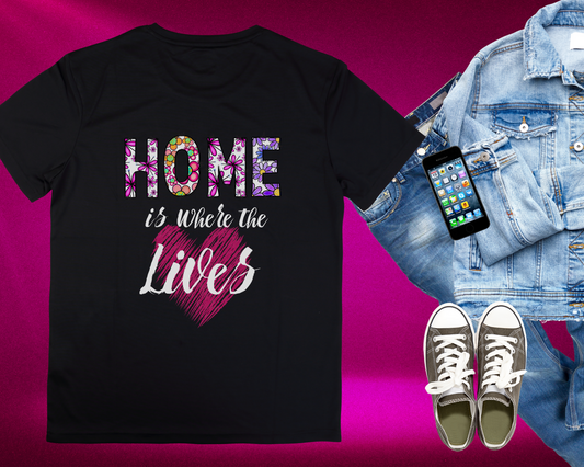 Home is Where the Heart Is Valentine T-shirt