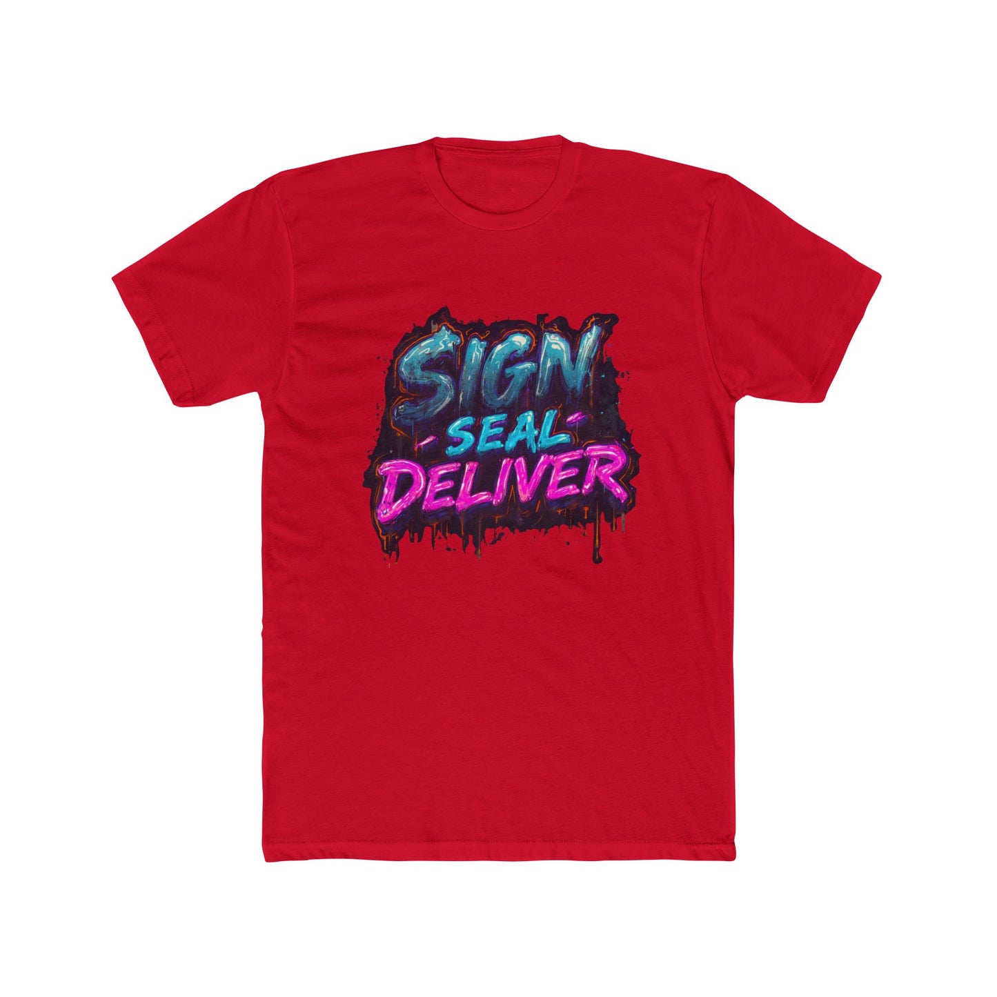 Sign Seal Deliver | Graffiti Real Estate Agent T-Shirt | Real Estate Swag Co.