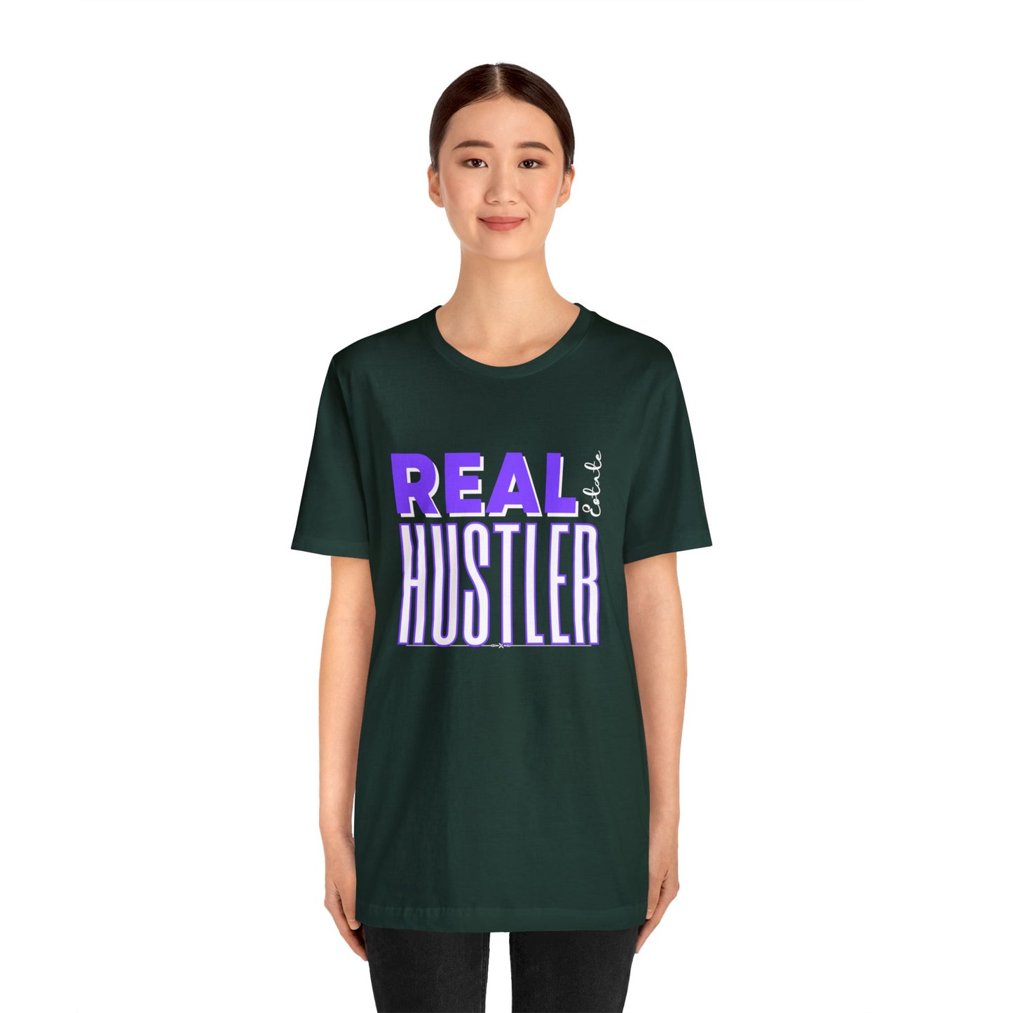 Real Estate Hustler T-Shirt - Purple