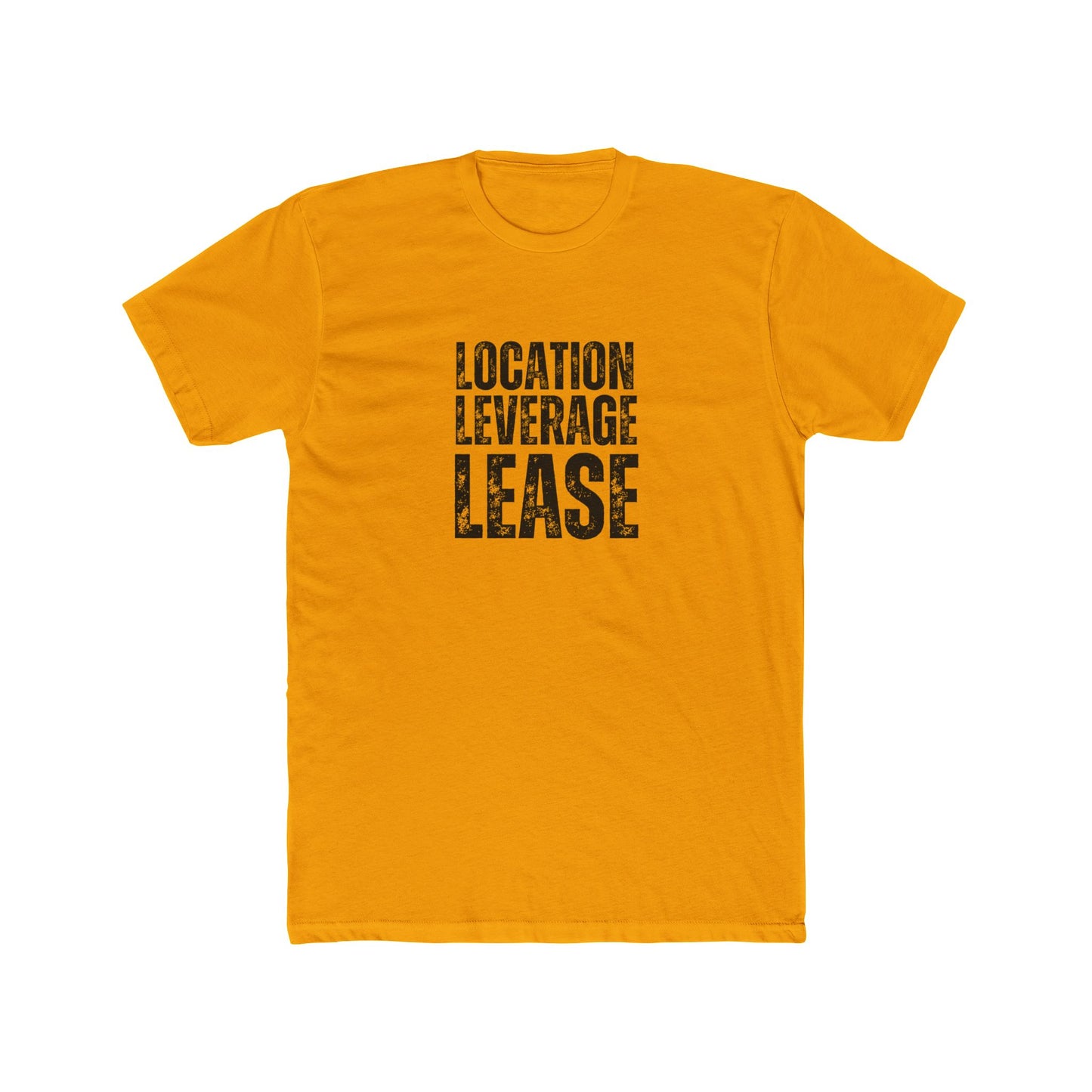 Location, Leverage, Lease | Commercial Real Estate Tshirts | Real Estate Swag Co.