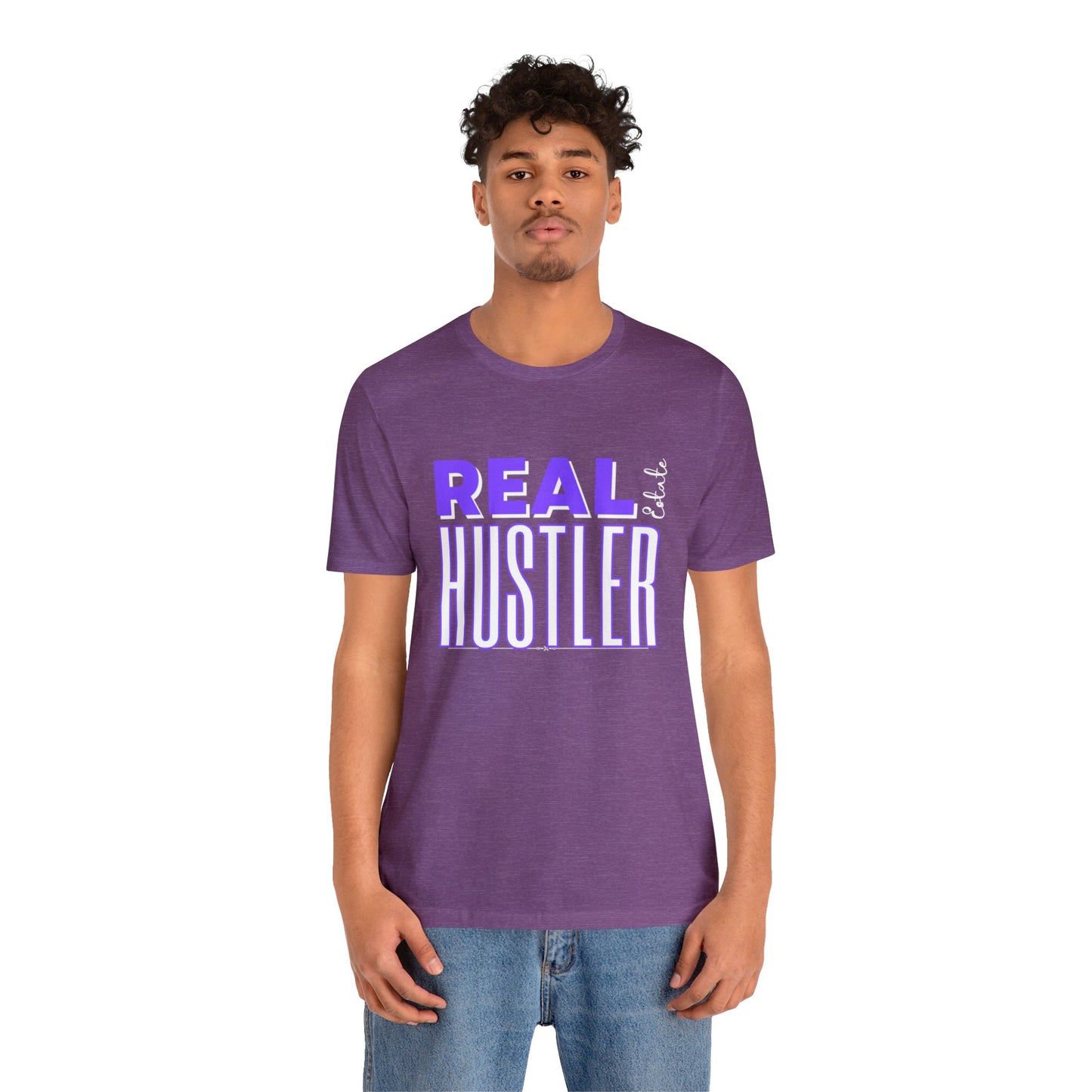 Real Estate Hustler T-Shirt - Purple