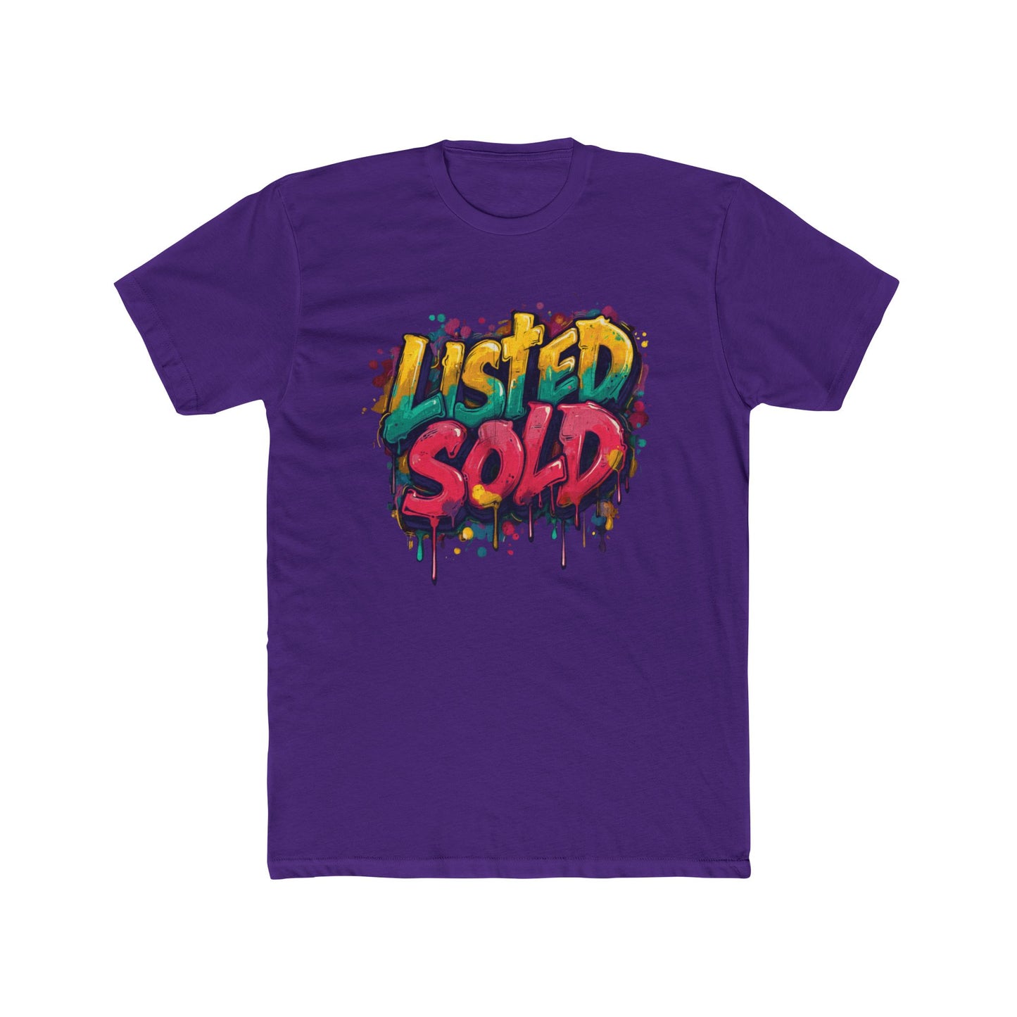 Listed Sold | Graffiti Real Estate Tee | Real Estate Swag Co.