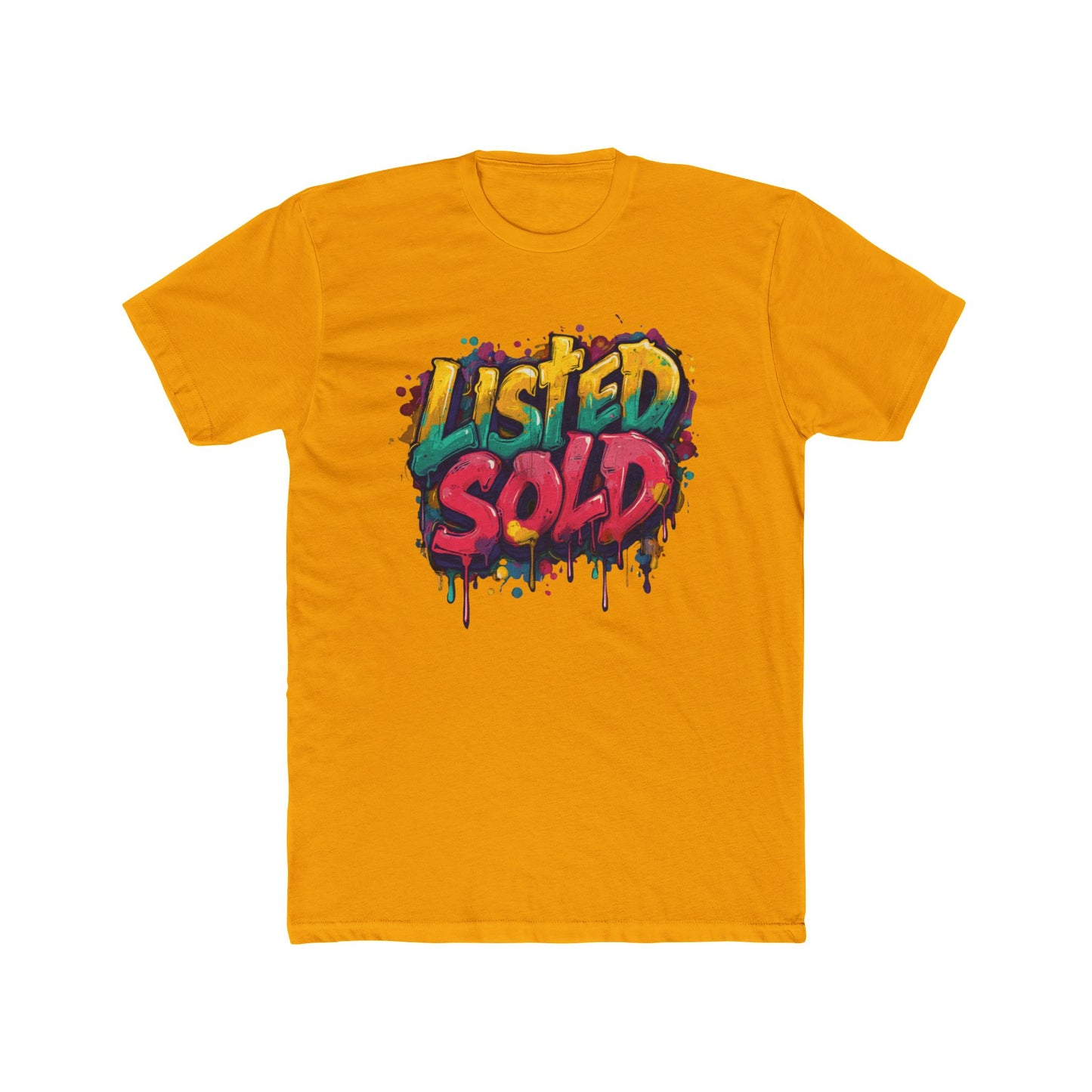 Listed Sold | Graffiti Real Estate Tee | Real Estate Swag Co.