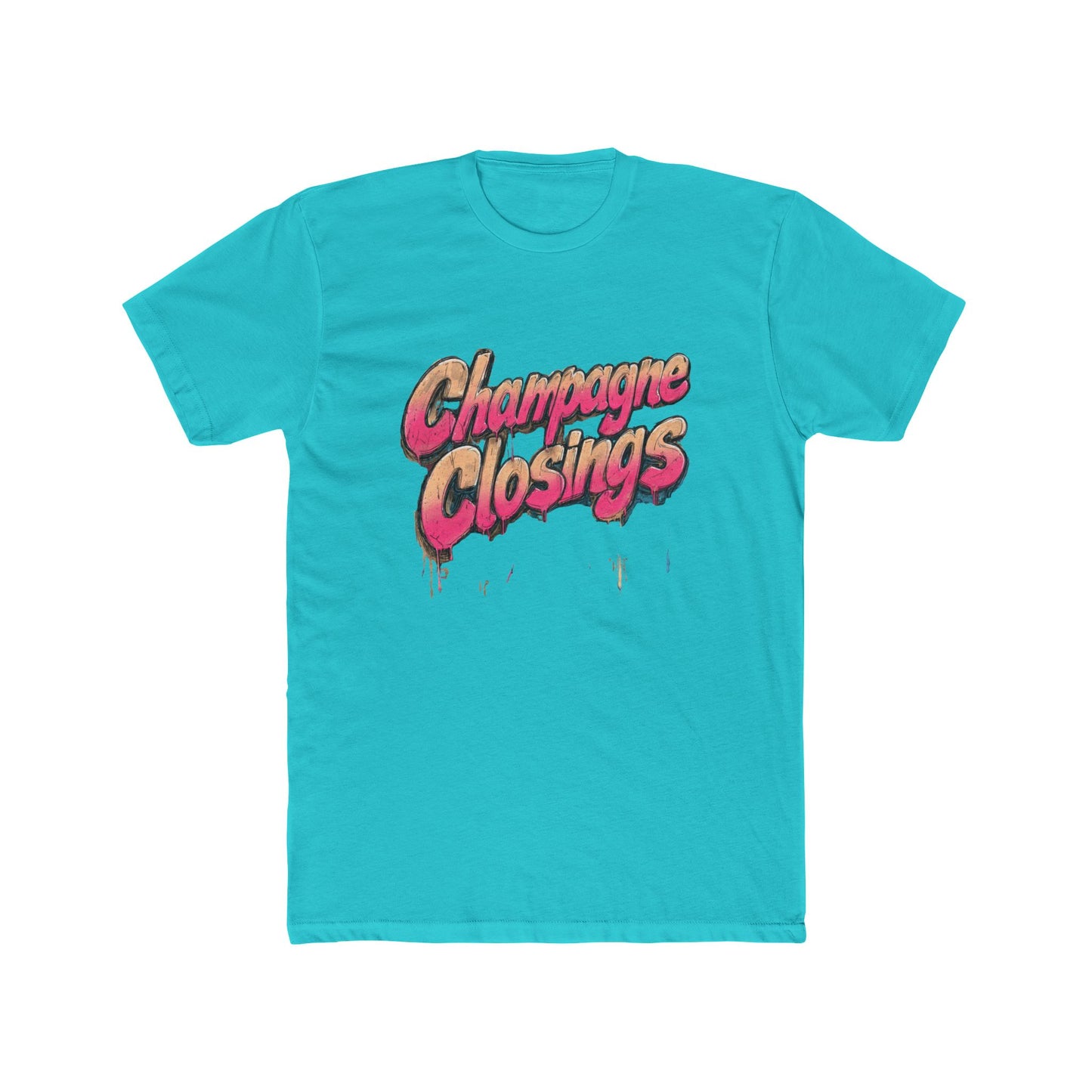 Champagne Closings | Graffiti Luxury Agent Tee | Real Estate Swag Co.
