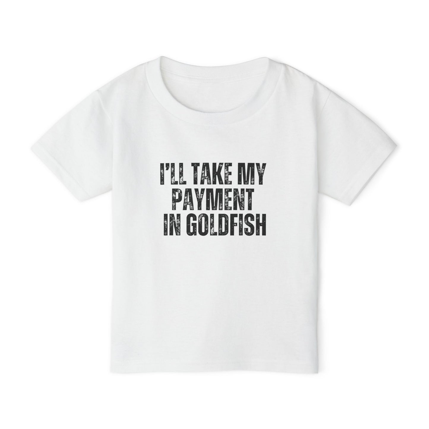 I'll Take My Payment In Goldfish | Kids Real Estate Tshirts