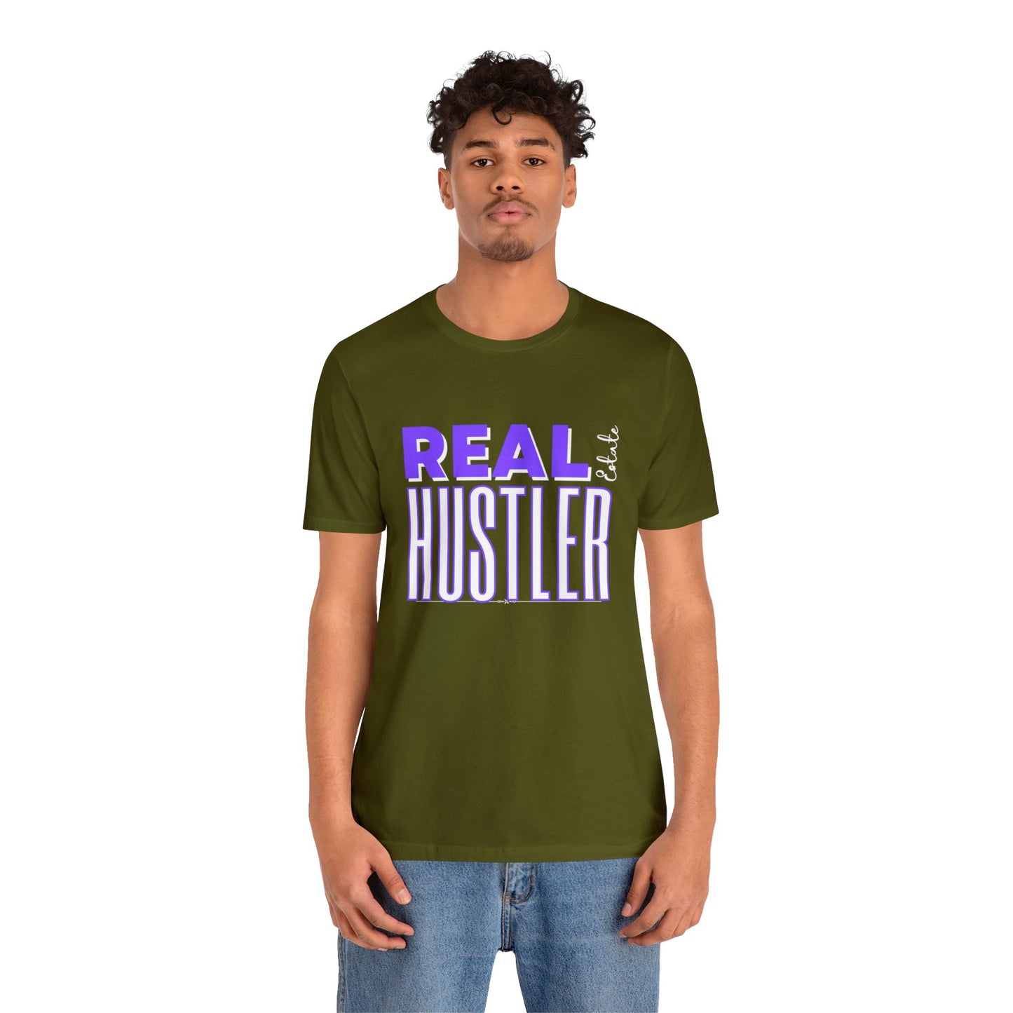 Real Estate Hustler T-Shirt - Purple