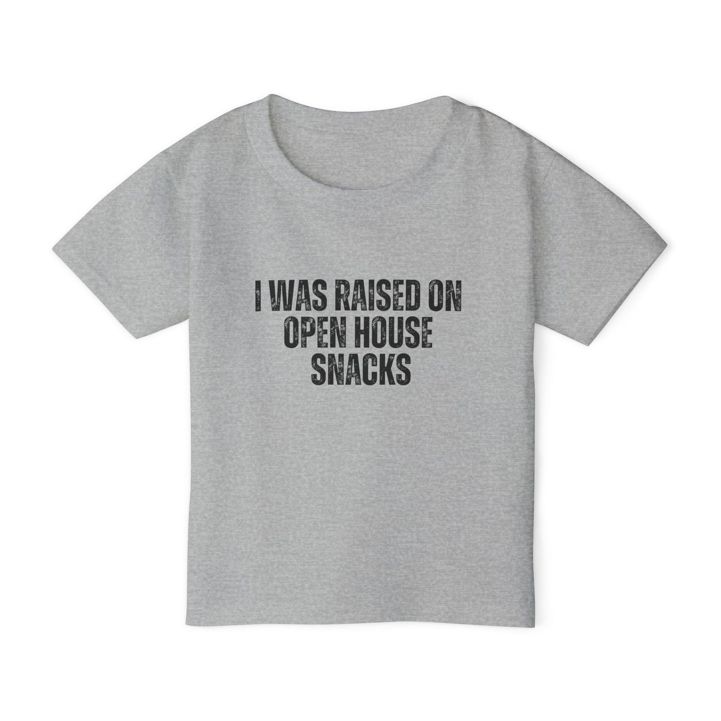 I Was Raised On Open House Snacks | Kids Real Estate Tshirts