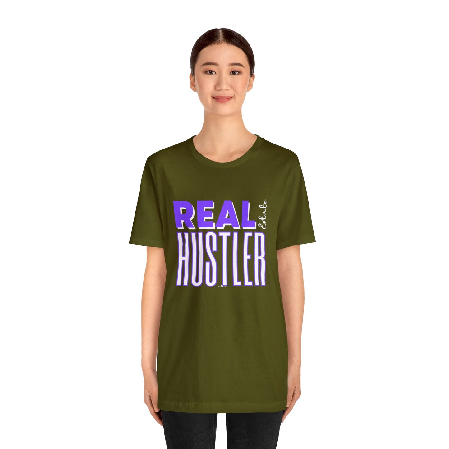 Real Estate Hustler T-Shirt - Purple