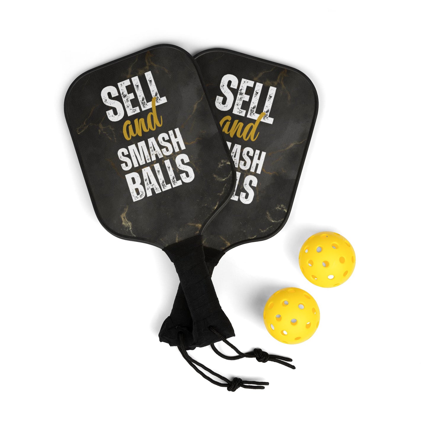 Sell and Smash Balls | Pickleball Paddle Set
